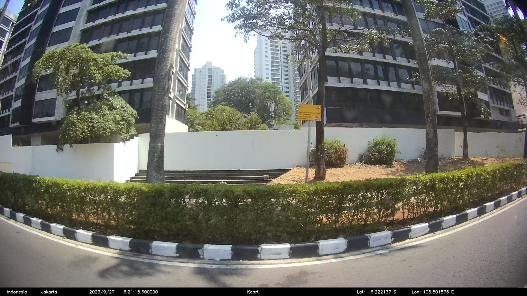 Street view near Wisma Fajar, Jakarta
