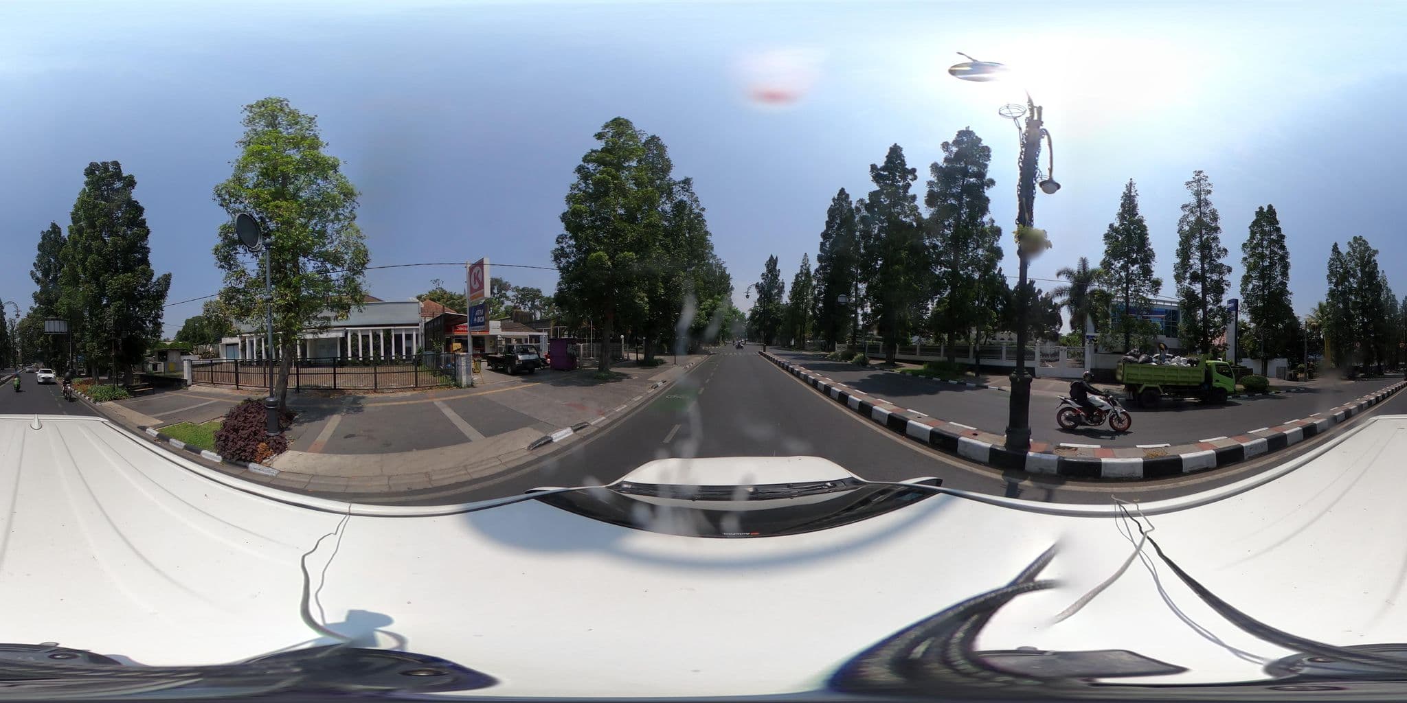 Street view near Wisma Pradana Bank BTN, Bandung