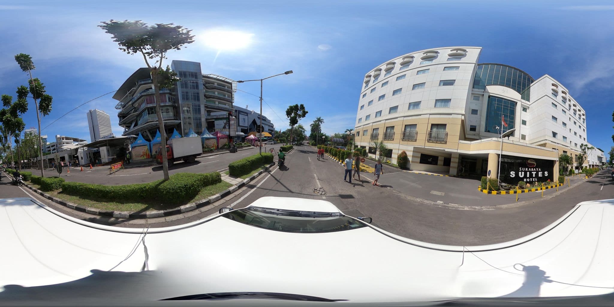 Street view near Surabaya Suites Hotel, Surabaya
