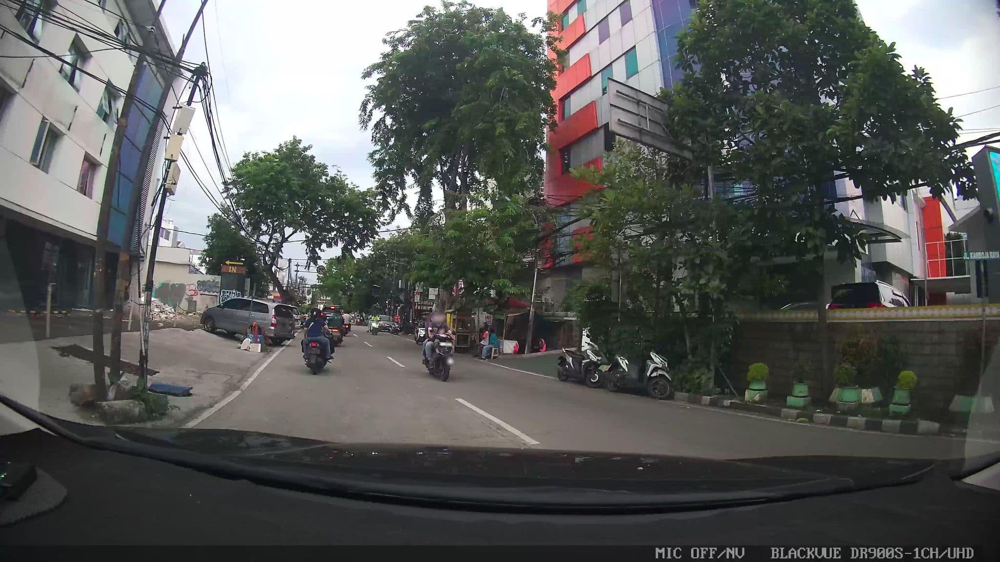 Street view near Wisma Lampung (Badan Perwakilan Provinsi Lampung), Jakarta