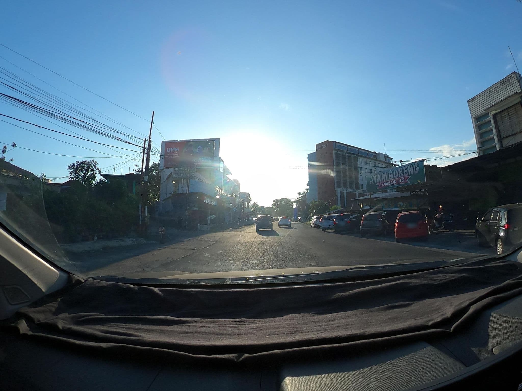 Street view near Hotel Handika, Mataram
