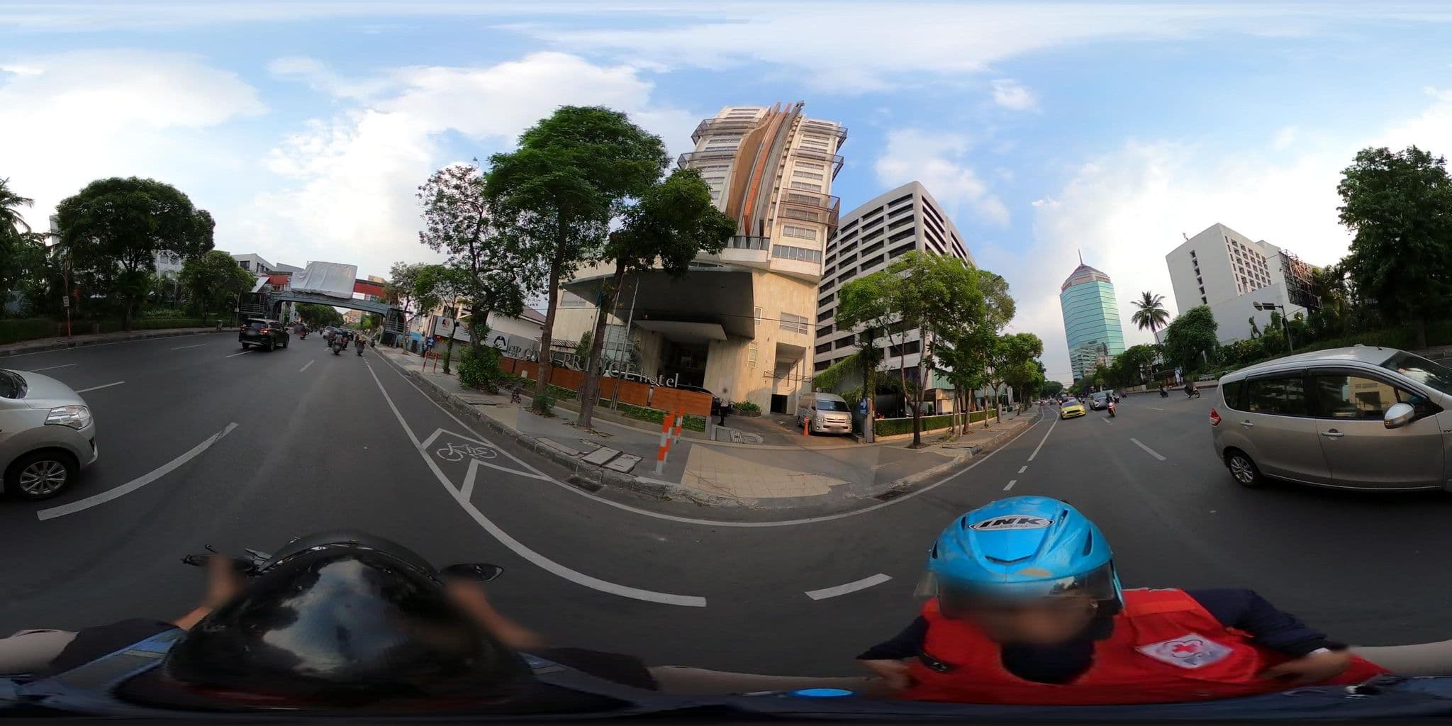 Street view near Hotel Crown Prince, Surabaya