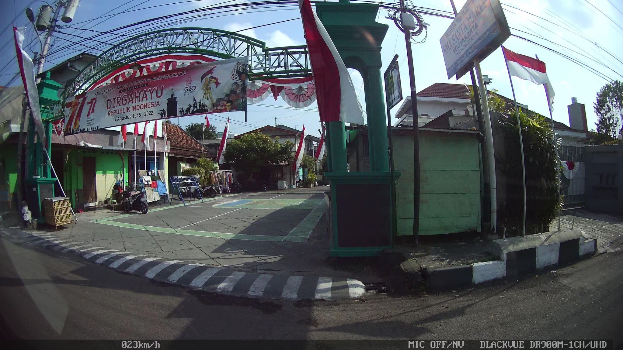 Street view near St. Mary I Dormitory, Yogyakarta