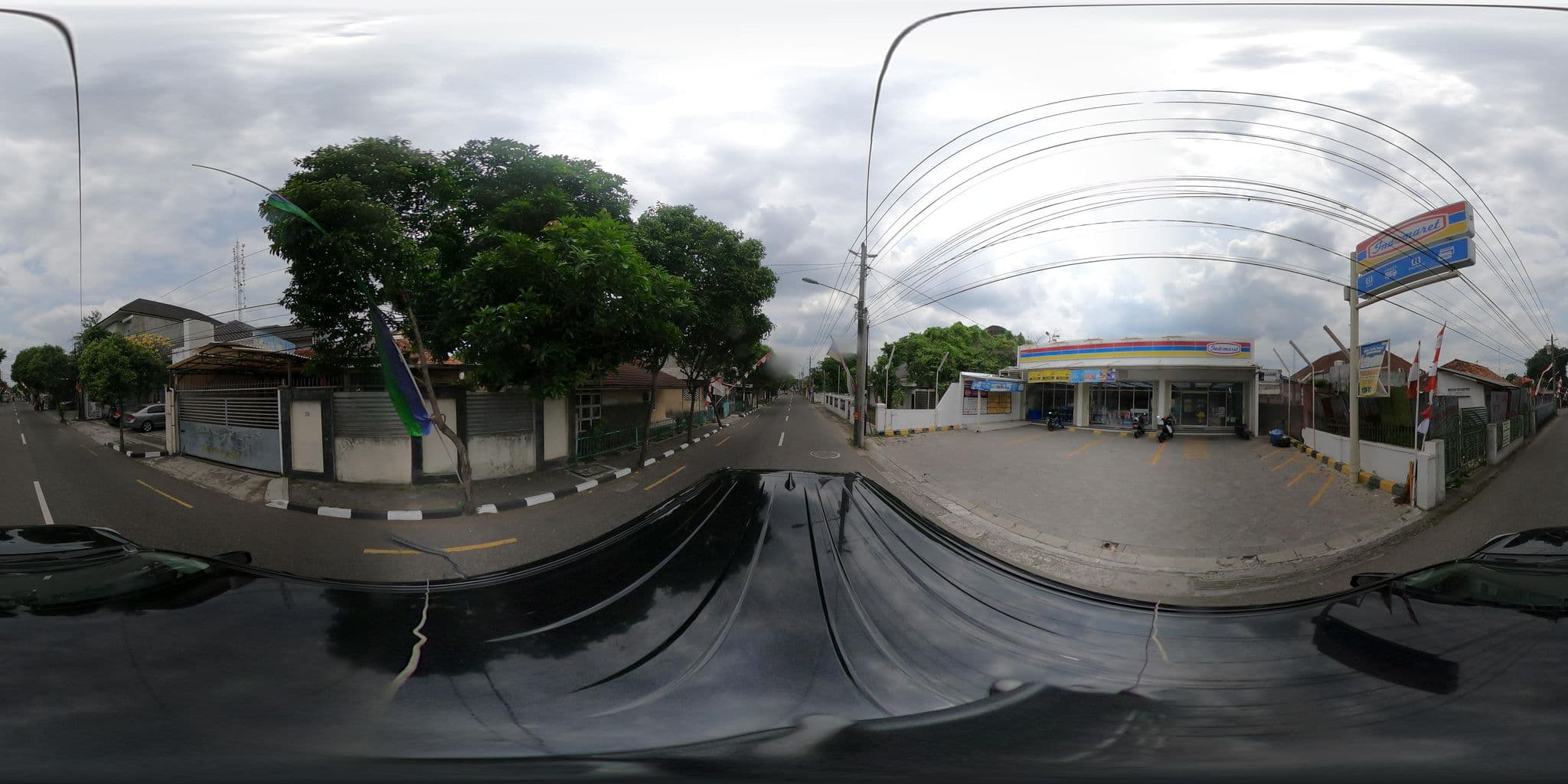 Street view near Omah Qu, Yogyakarta
