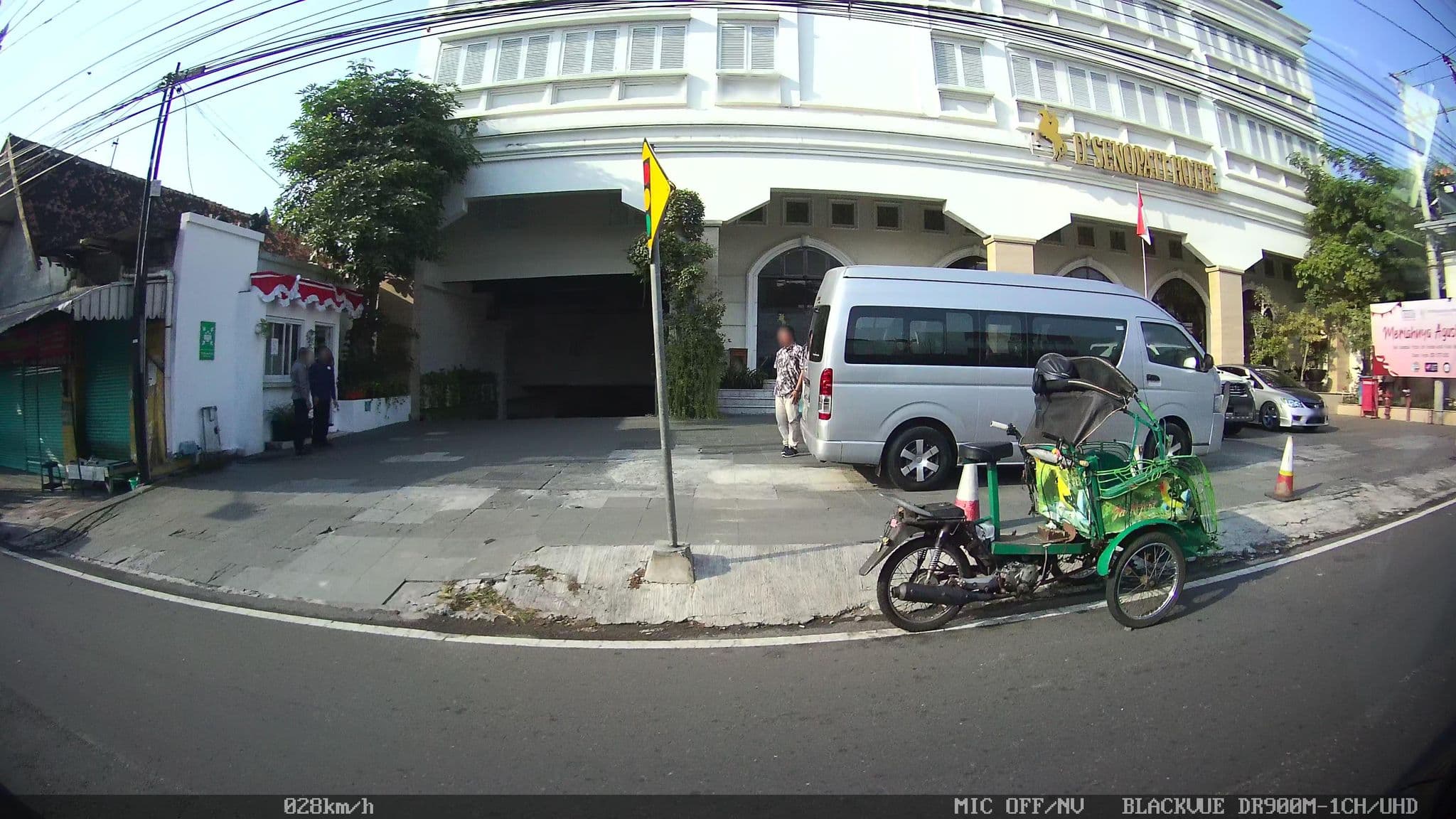 Street view near D'Senopati Malioboro Grand Hotel, Yogyakarta