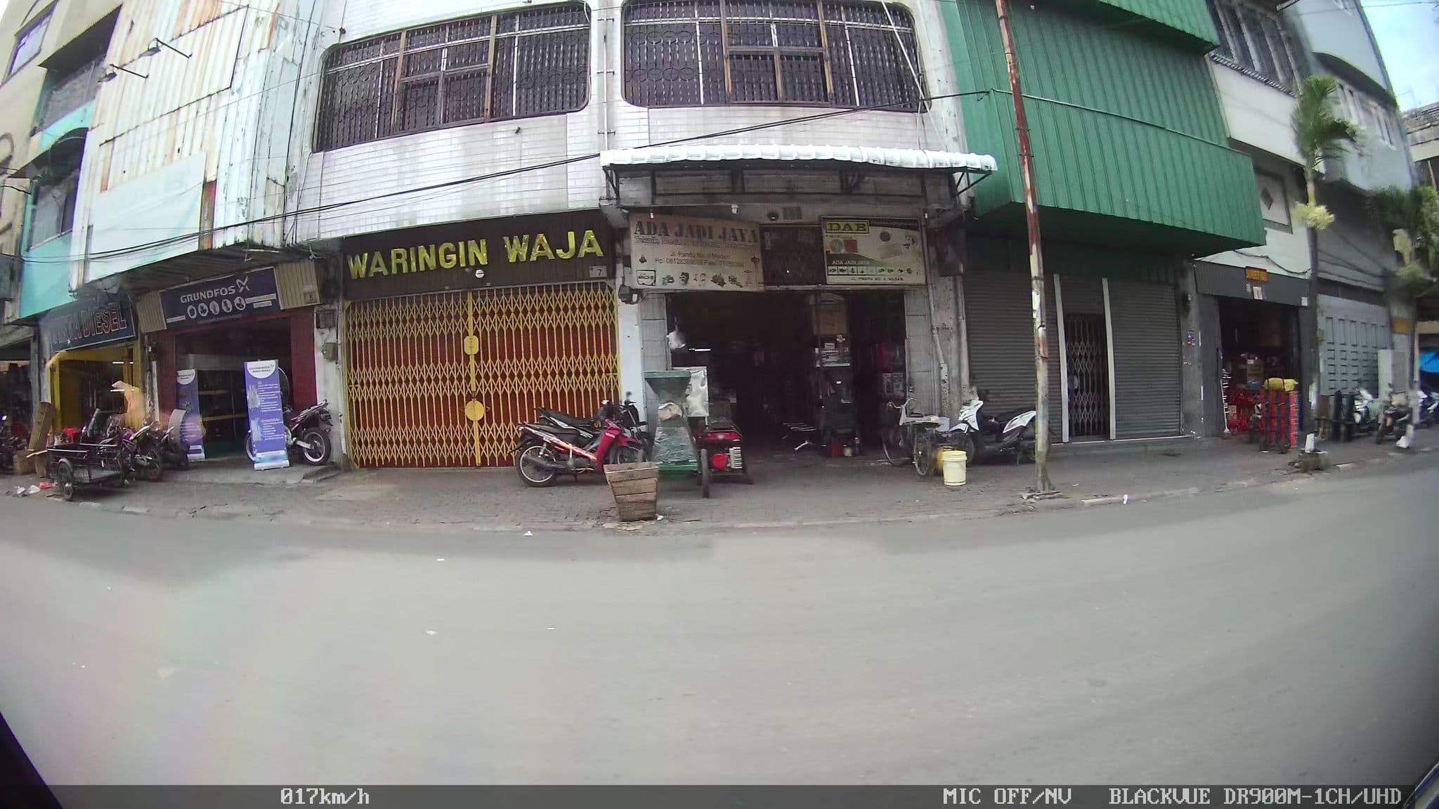 Street view near Hotel Soechi International, Medan