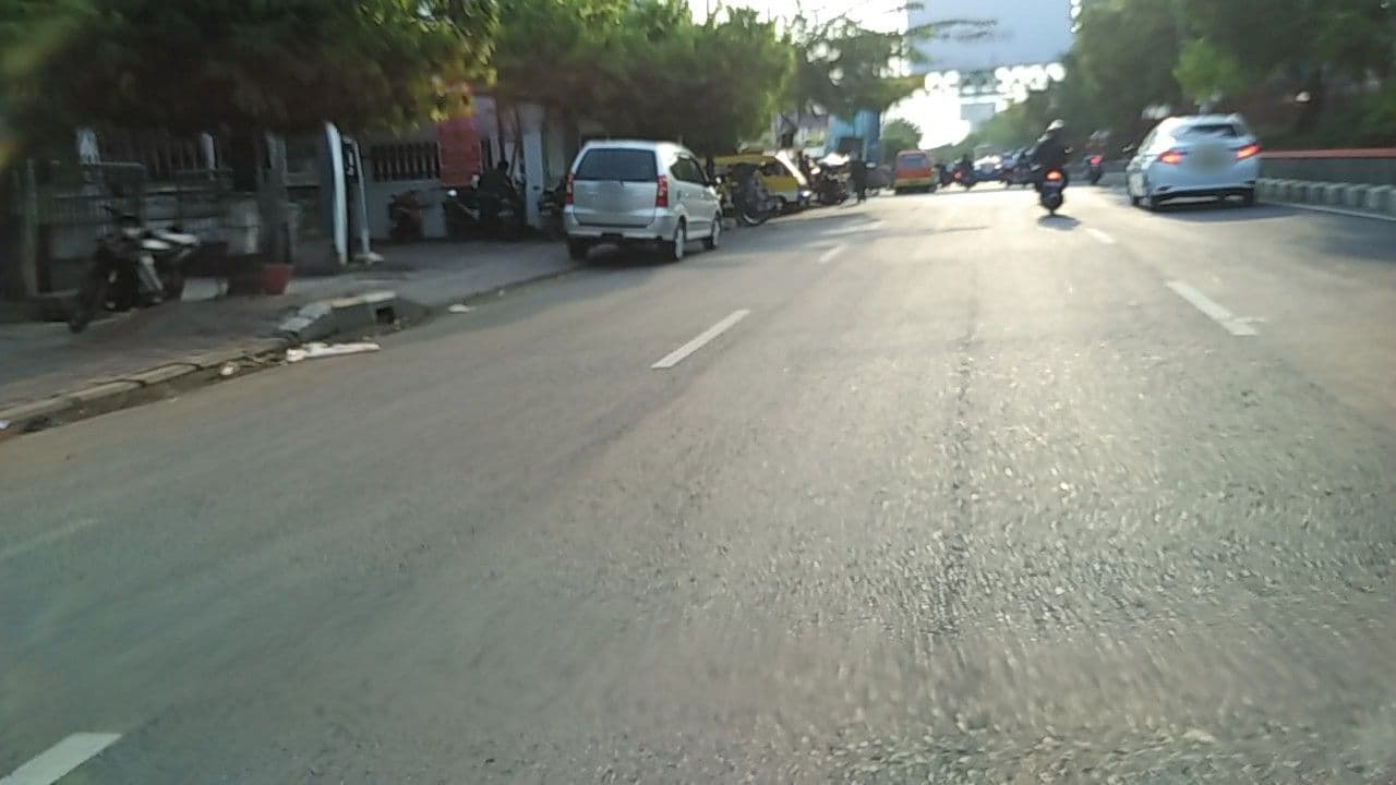 Street view near Hotel Karangayu, Semarang