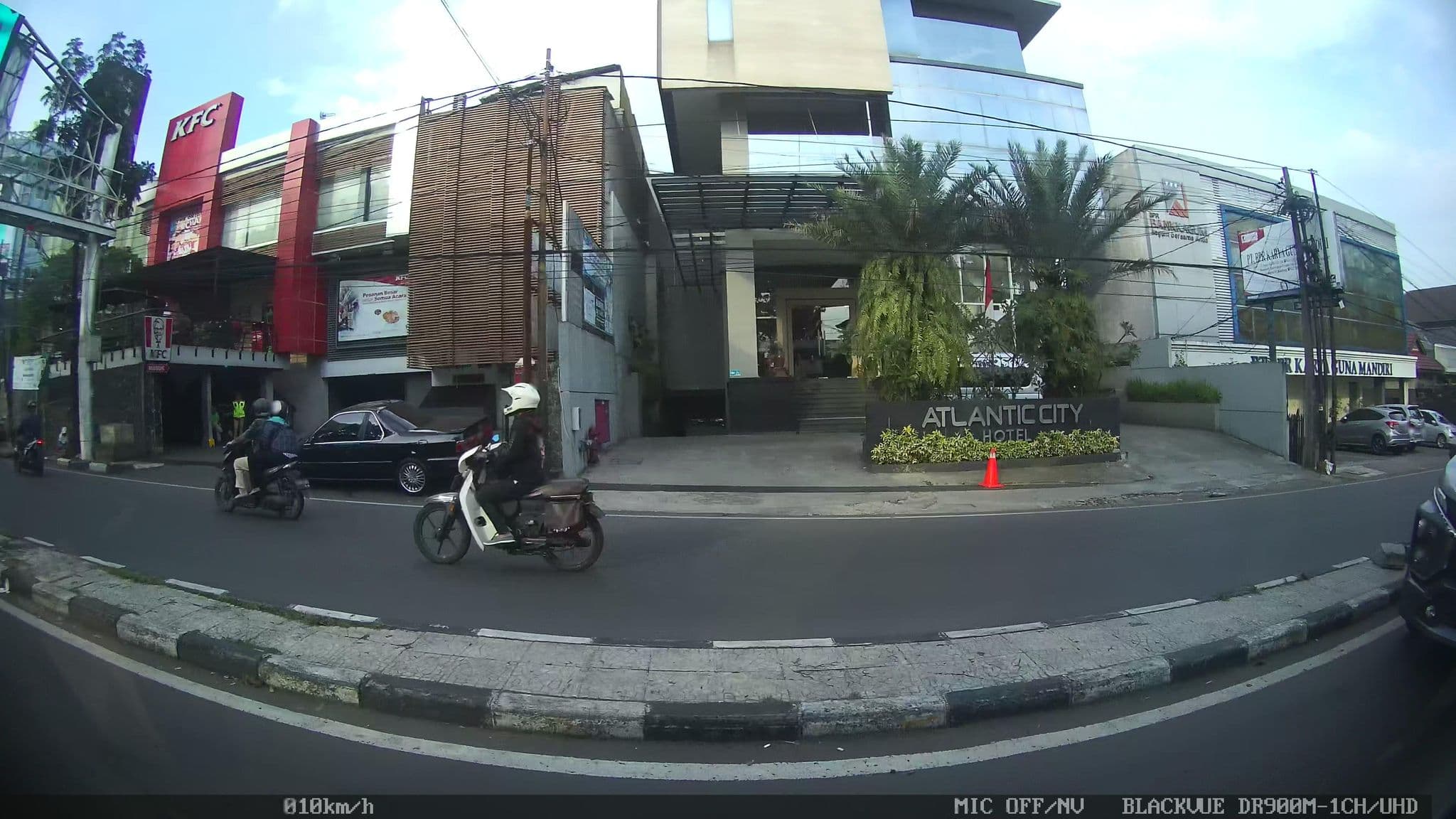 Street view near Atlantic City Hotel Bandung, Bandung