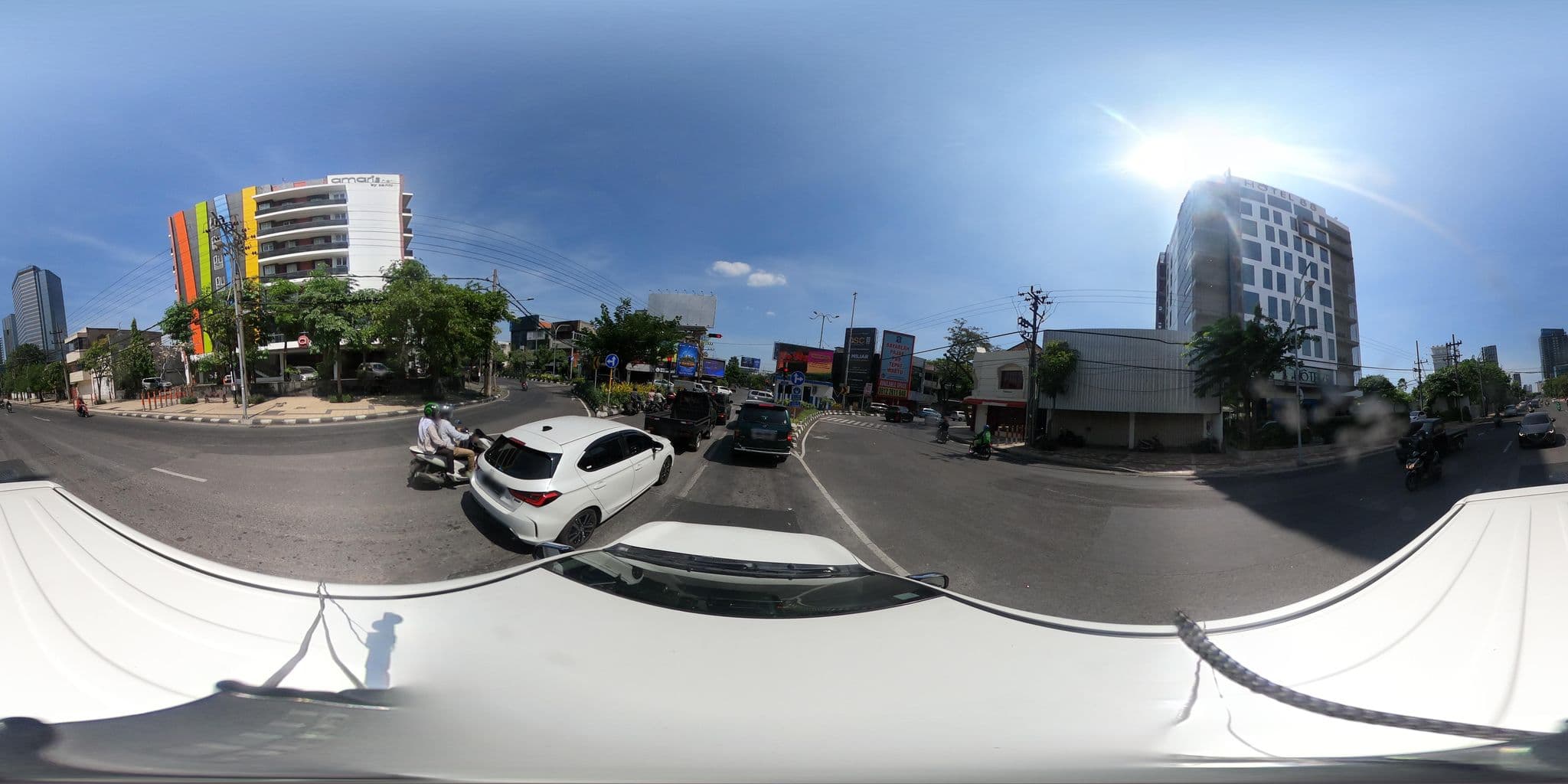 Street view near Amaris Hotel, Surabaya