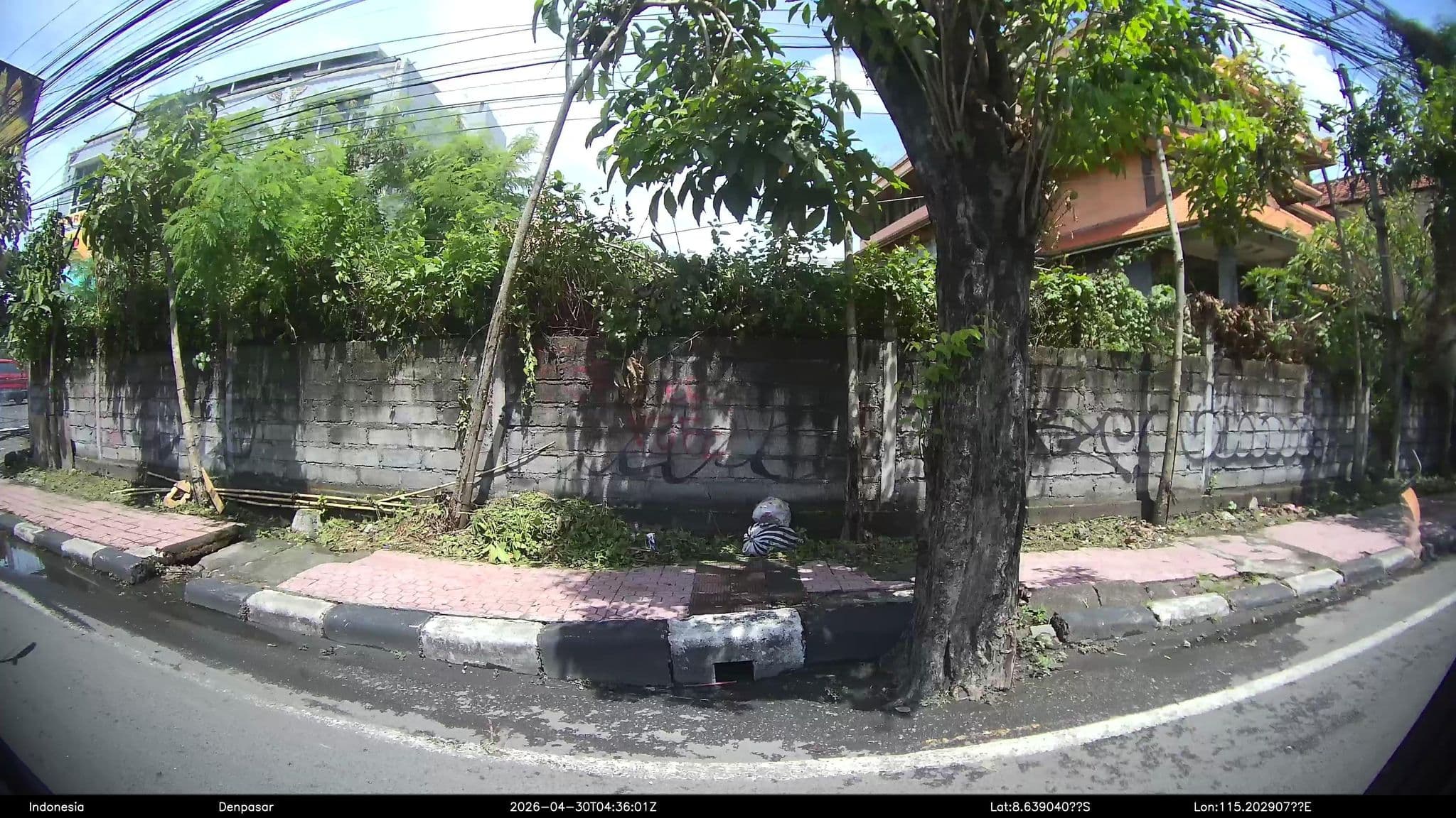 Street view near Hotel Gatsu Indah, Denpasar