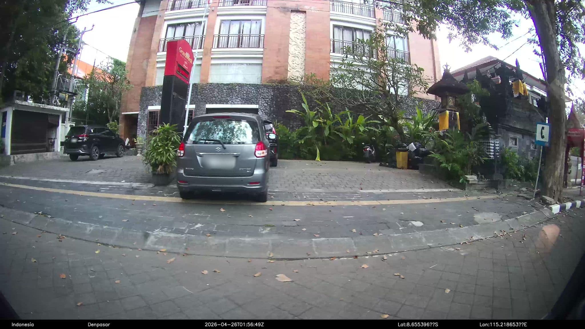 Street view near Hotel Grand Mirah, Denpasar