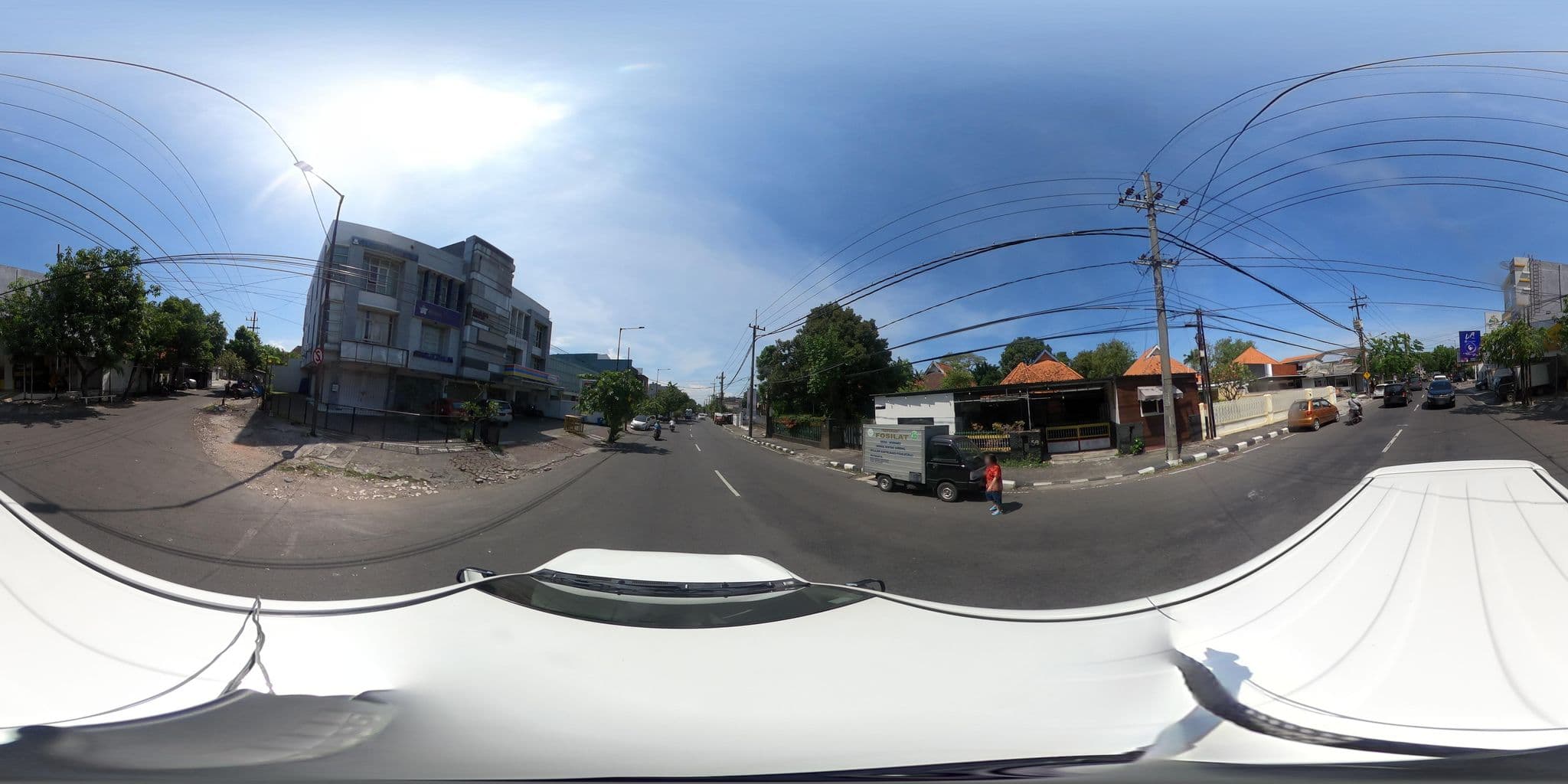 Street view near Rivera Homestay, Surabaya