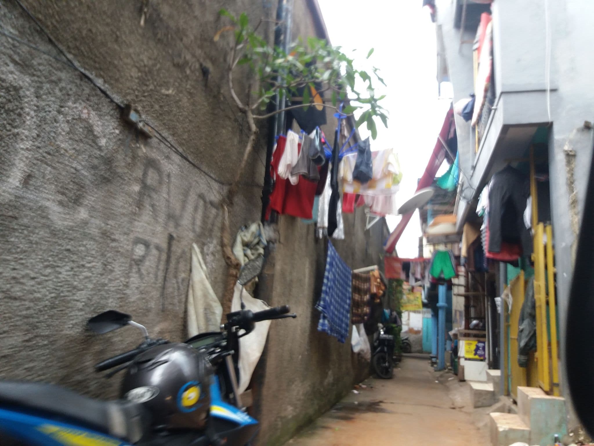 Street view near De 80's Genteng Ijo, Jakarta