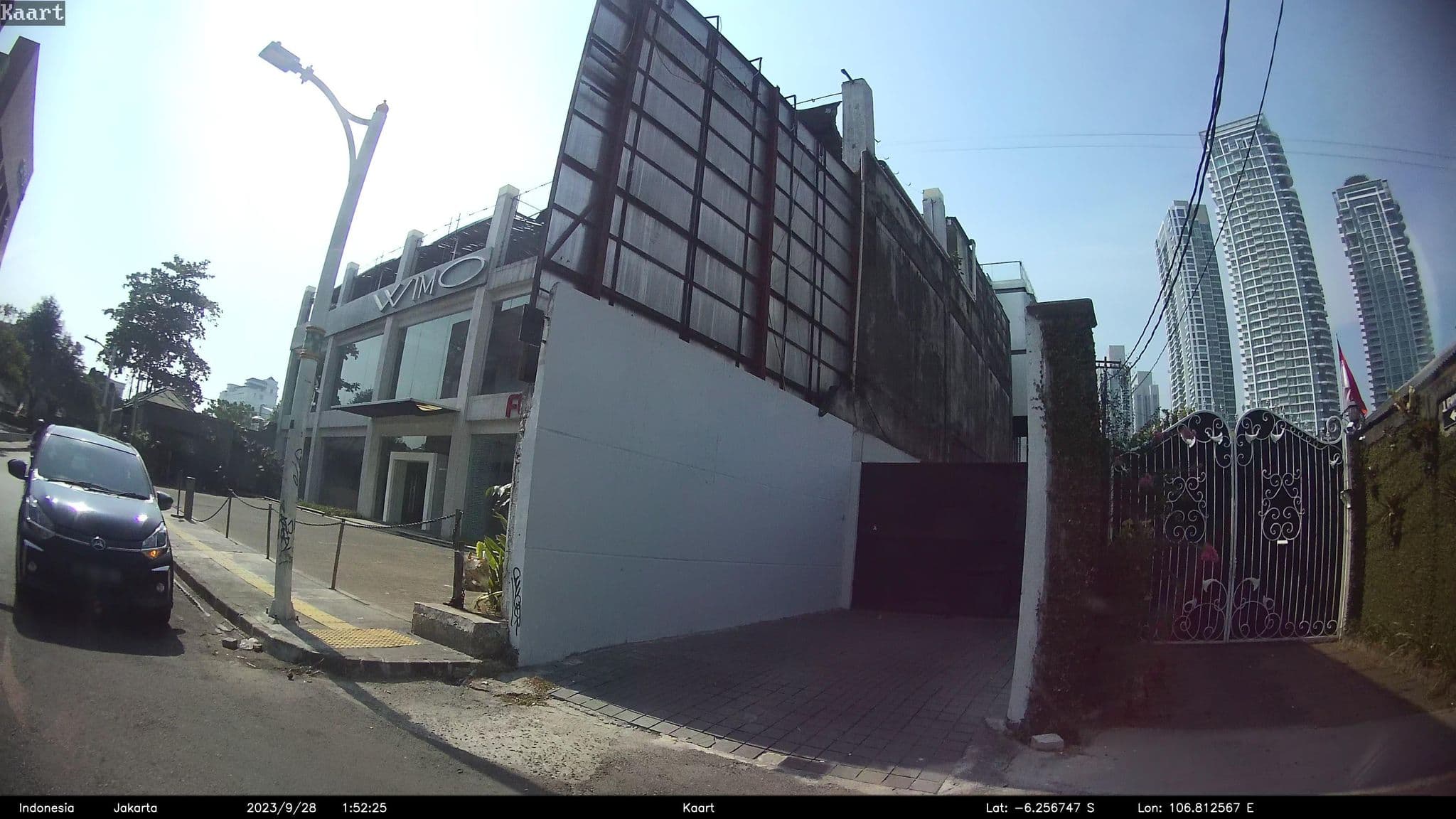 Street view near Amaris Hotel La Codefin Kemang, Jakarta
