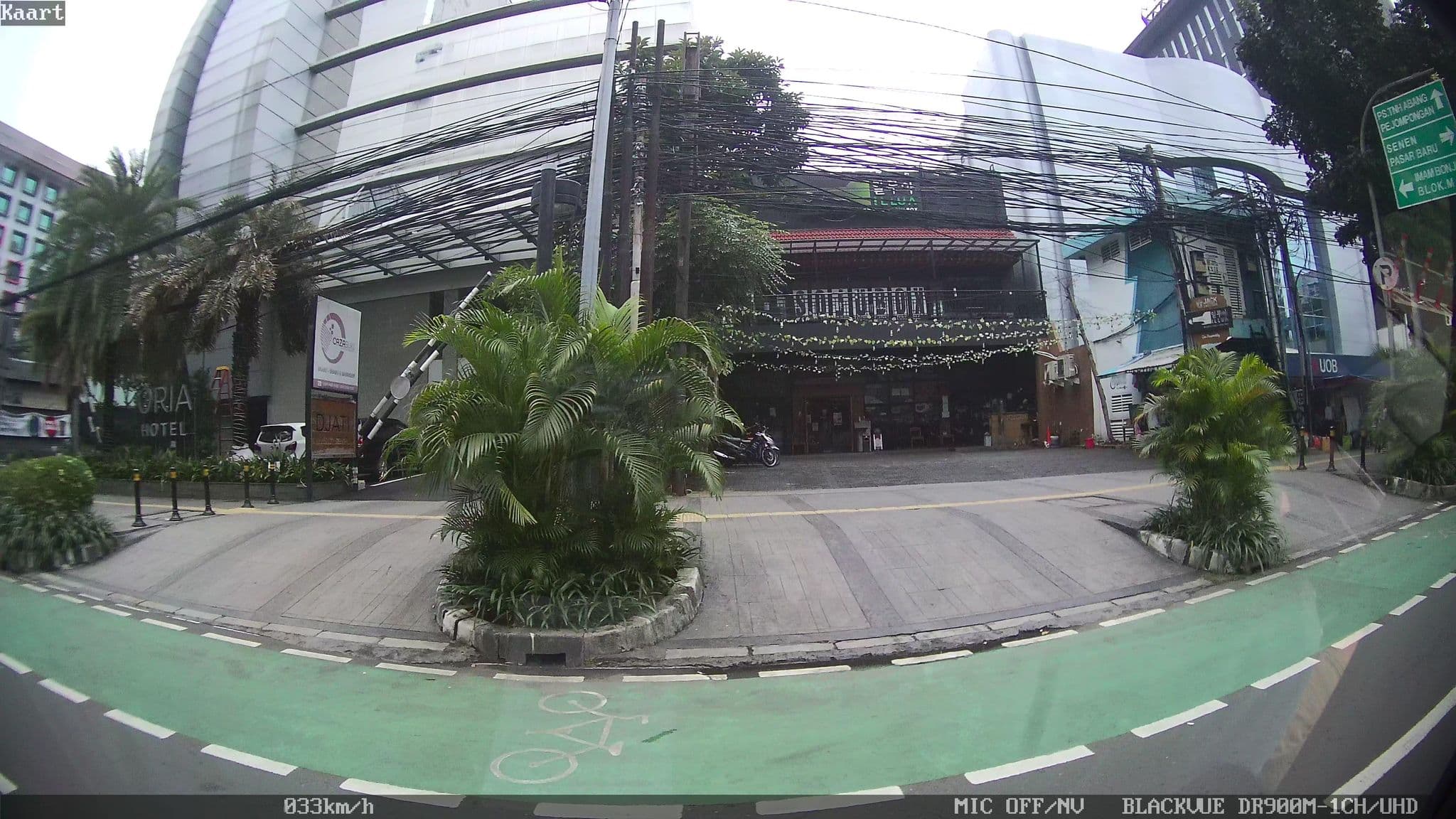Street view near Oria Hotel, Jakarta