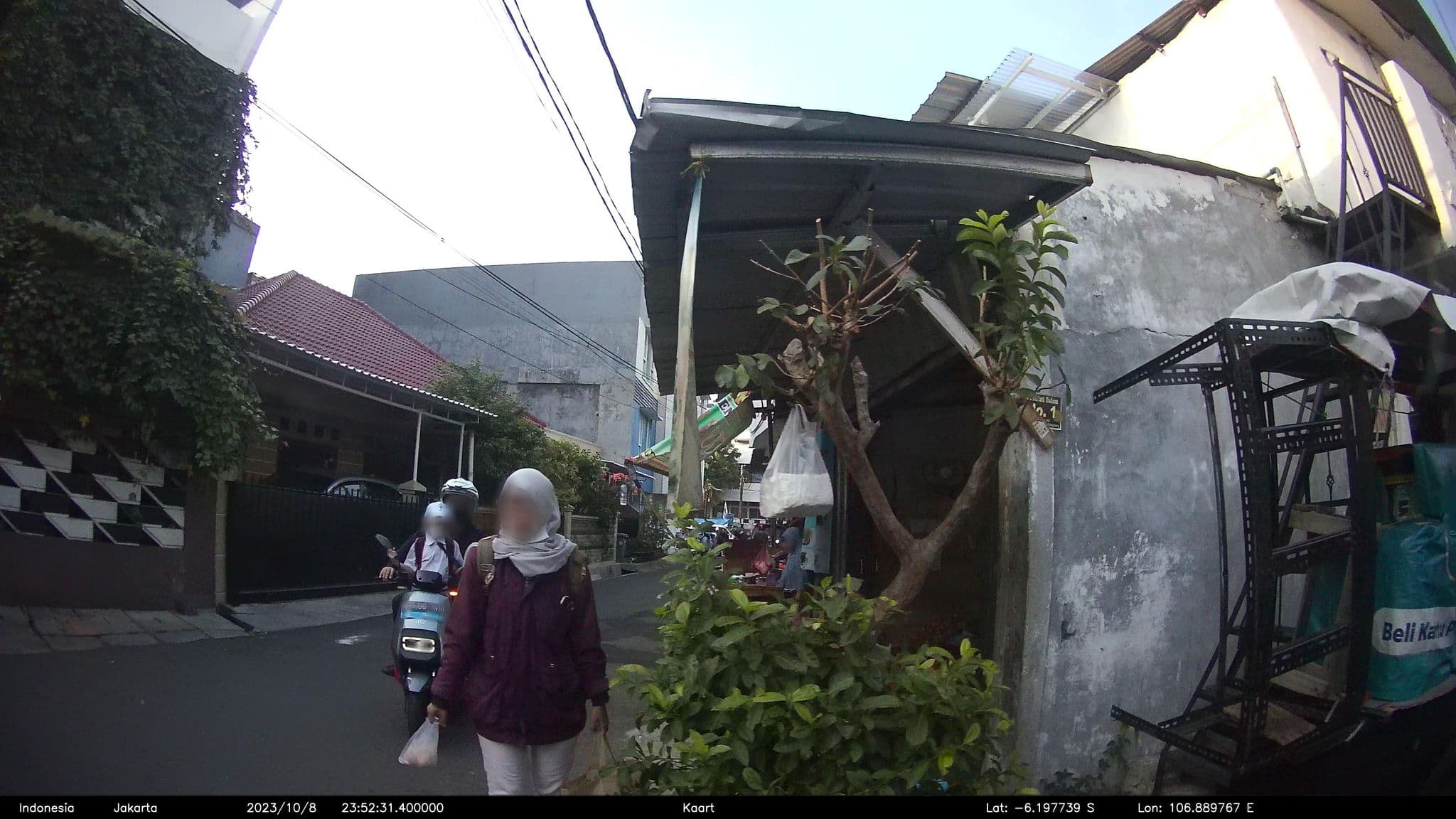 Street view near Fieris Hotel Rawamangun, Jakarta