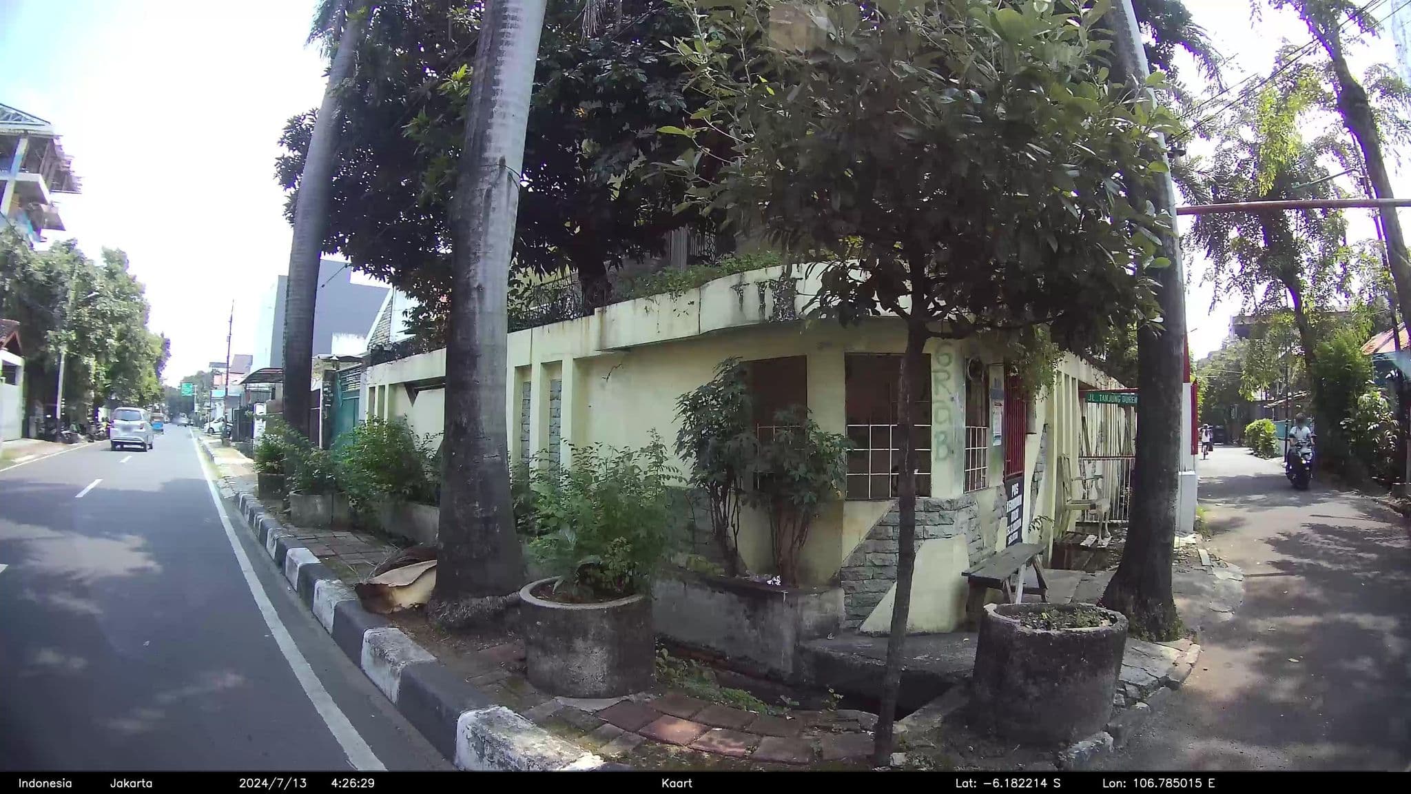Street view near Tanjung Duren Inn, Jakarta — © kaart_3 (CC BY-SA · Mapillary)