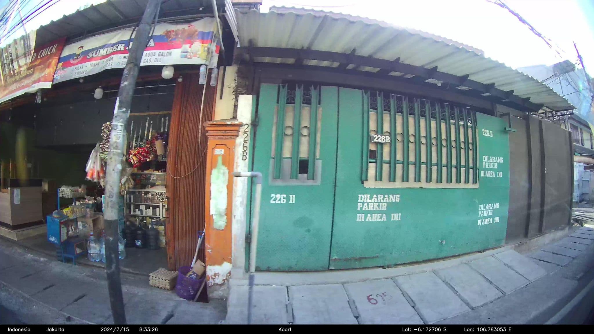 Street view near Urbanview Hotel, Jakarta — © kaartcam (CC BY-SA · Mapillary)