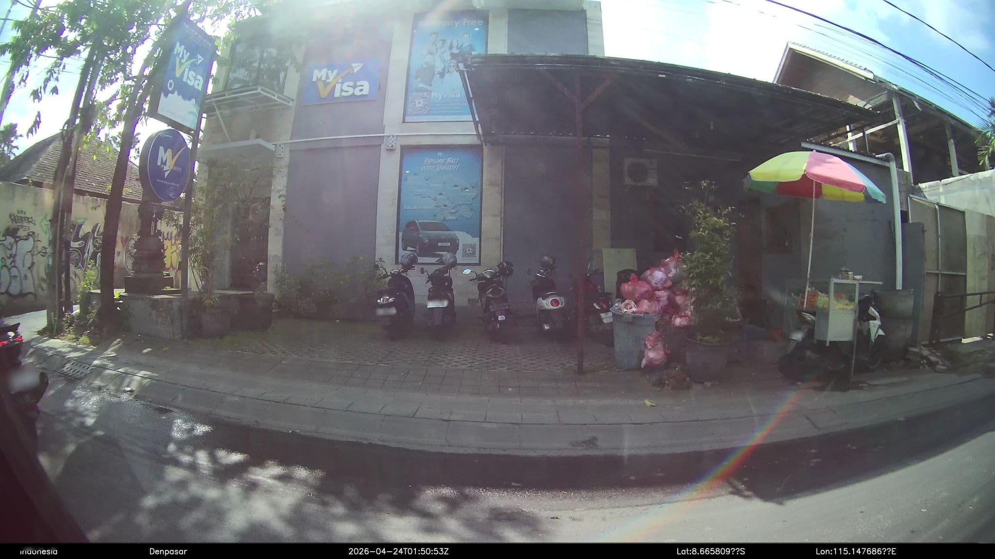 Street view near Snapna Villa Tibubeneng, Legian — © Kaart---360 (CC BY-SA · Mapillary)