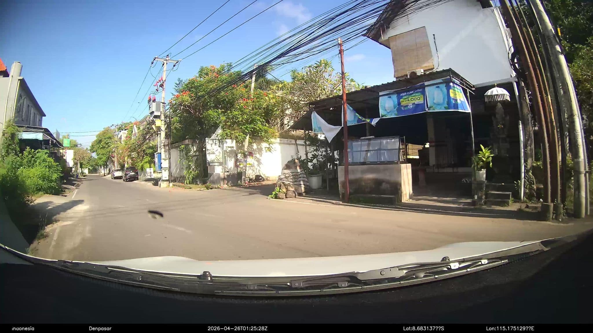 Street view near Villa Emma, Legian
