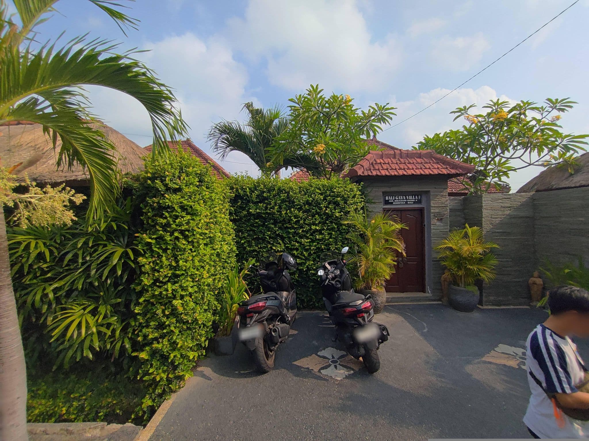 Street view near Villa Gaya Bali, Legian