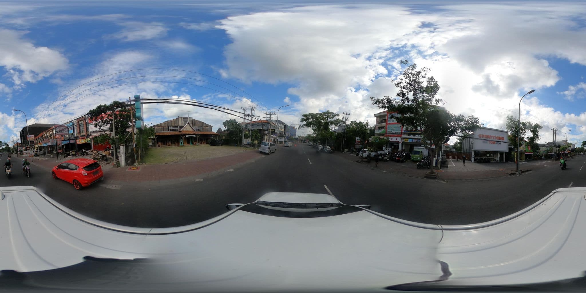 Street view near Ketupat Villa, Legian