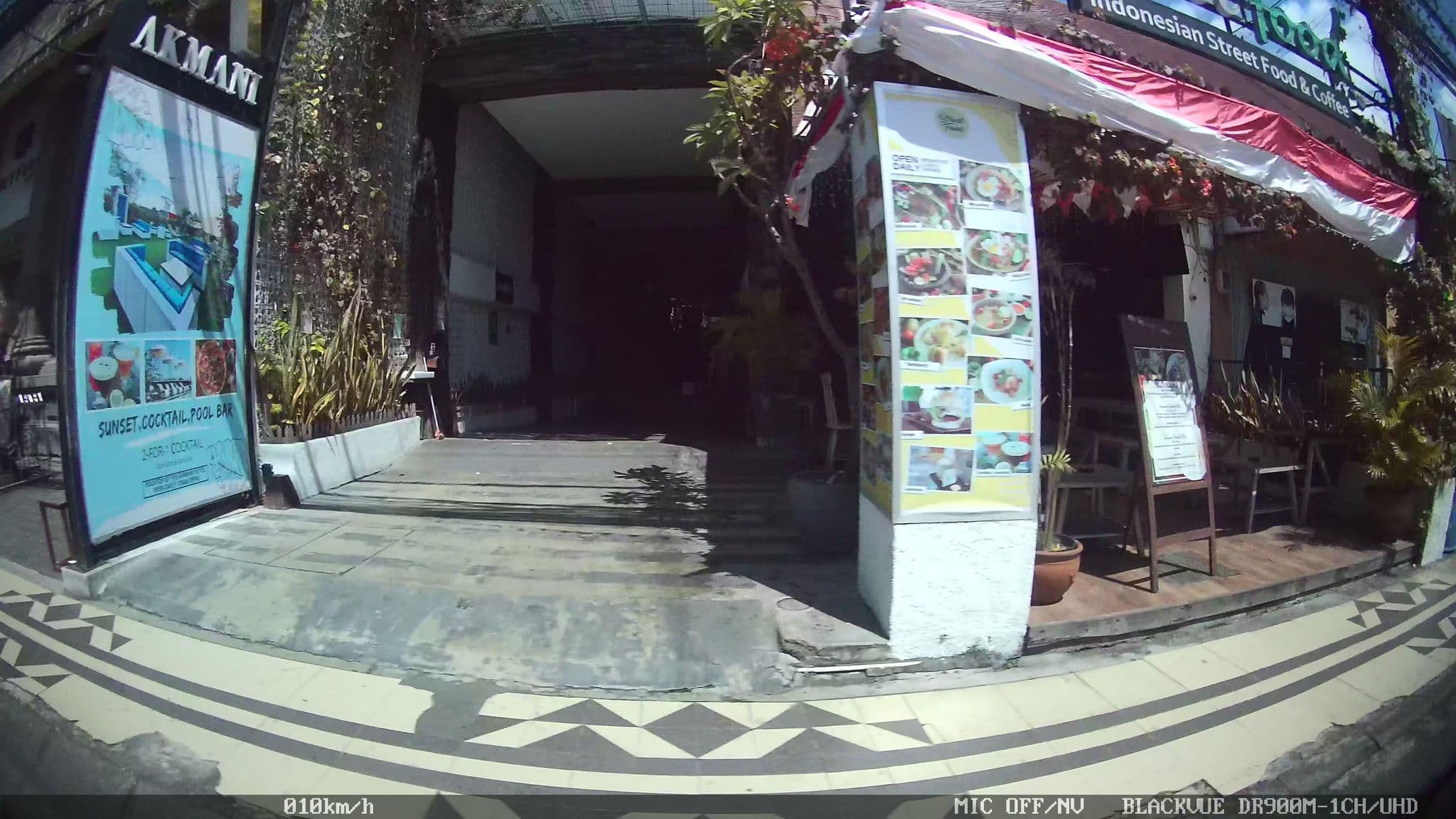 Street view near The Akmani Legian, Legian