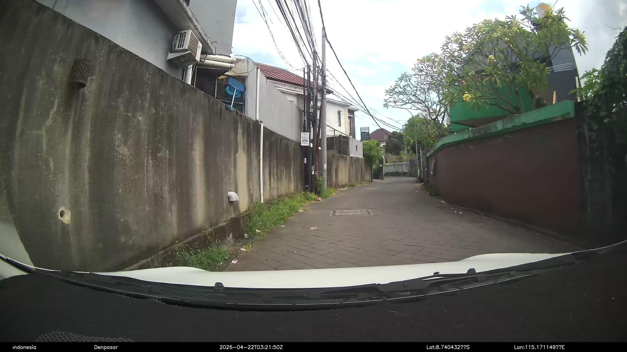 Street view near Tri Homestay Tuban, Kuta