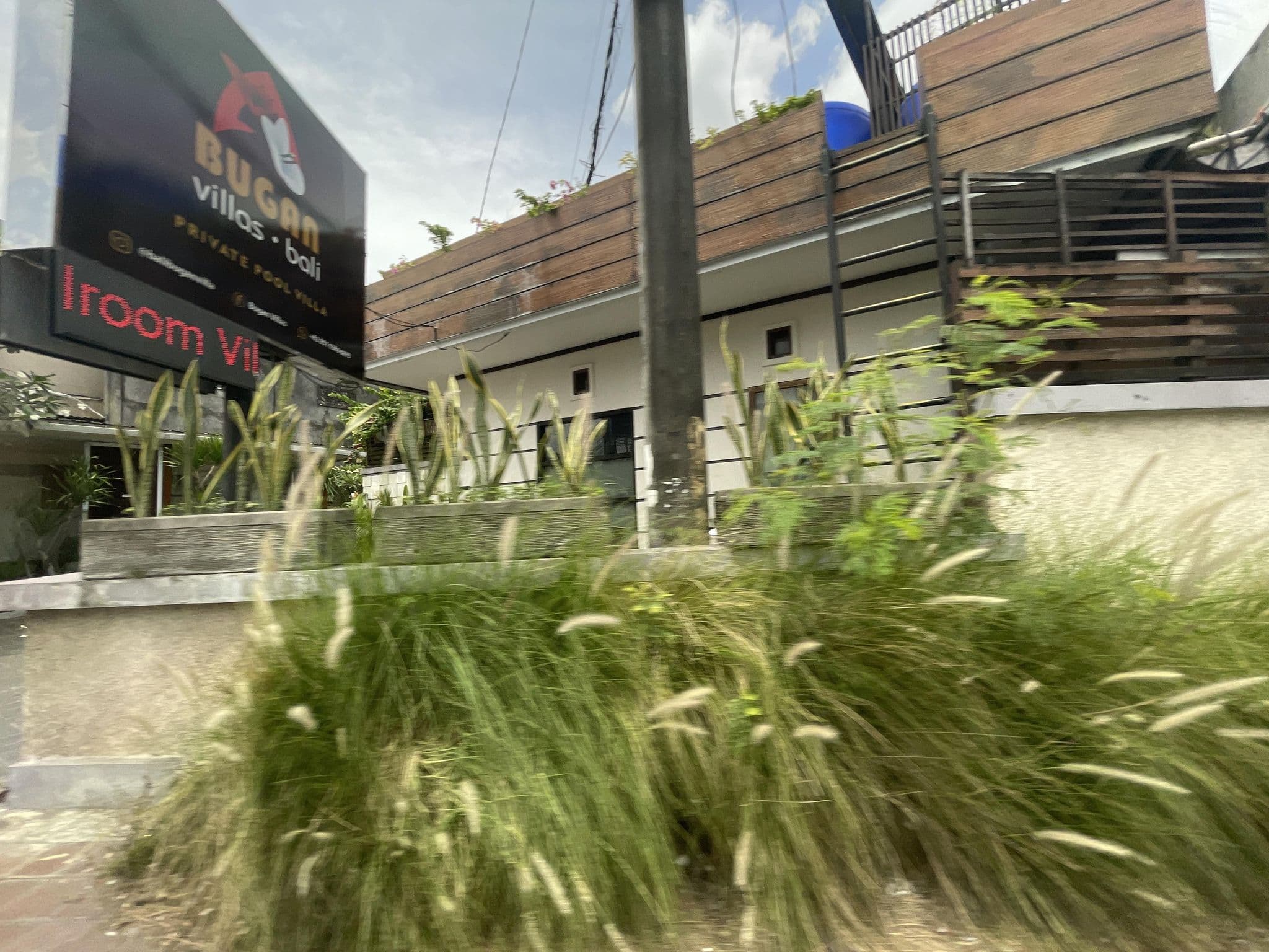 Street view near Bugan Villas, Legian