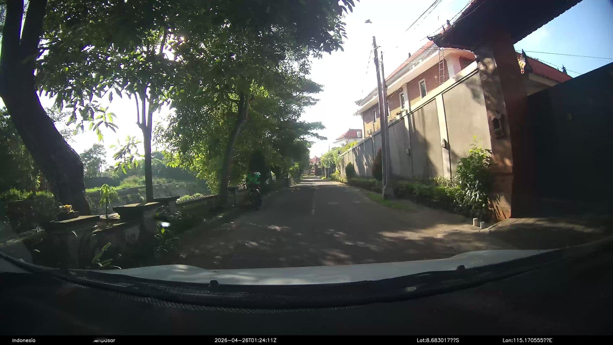 Street view near Sunset Mansion, Legian