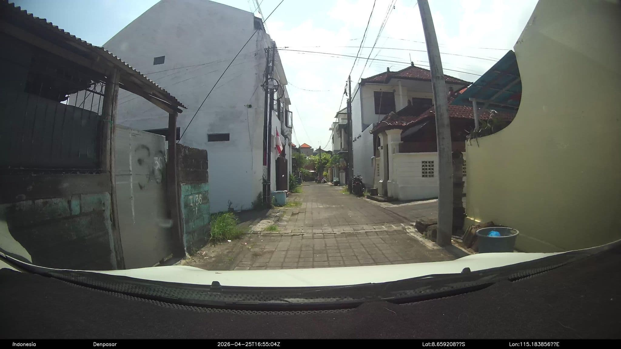Street view near Velove Guest House, Denpasar