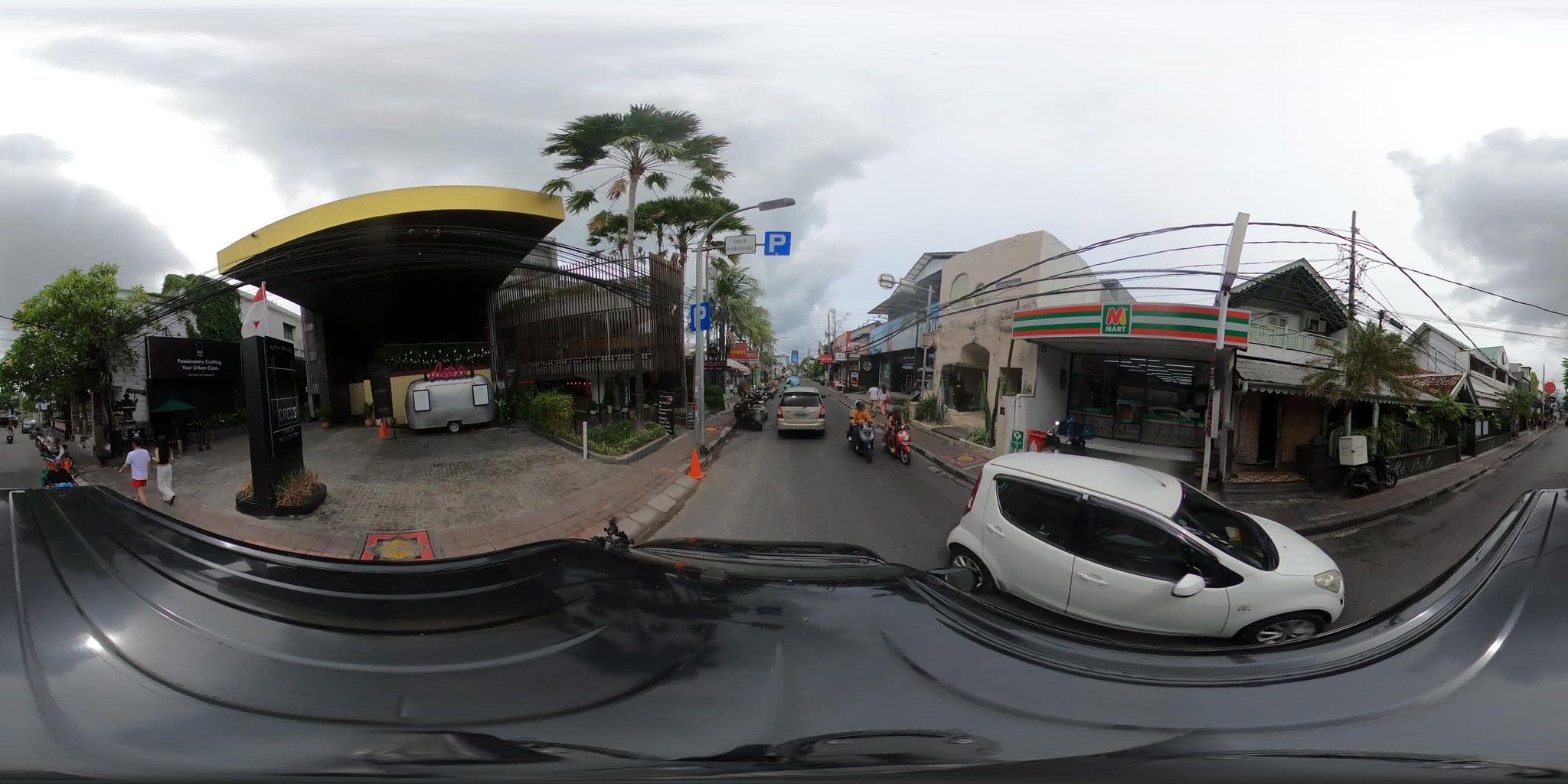 Street view near U Paasha Seminyak Bali, Legian