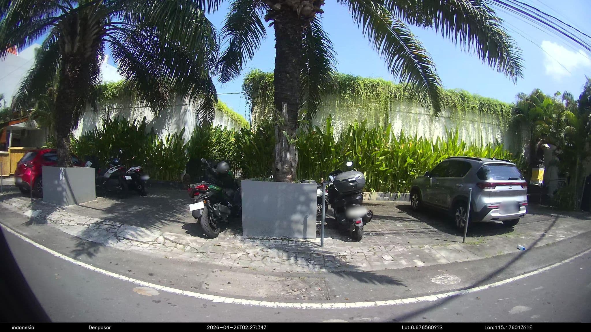 Street view near Villa Manito, Legian
