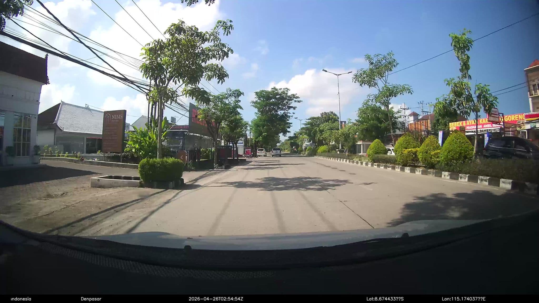 Street view near Kaseh Villa, Legian