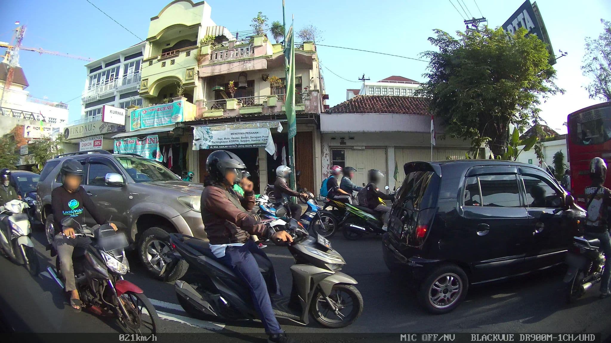 Street view near Ayaartta Hotel, Yogyakarta