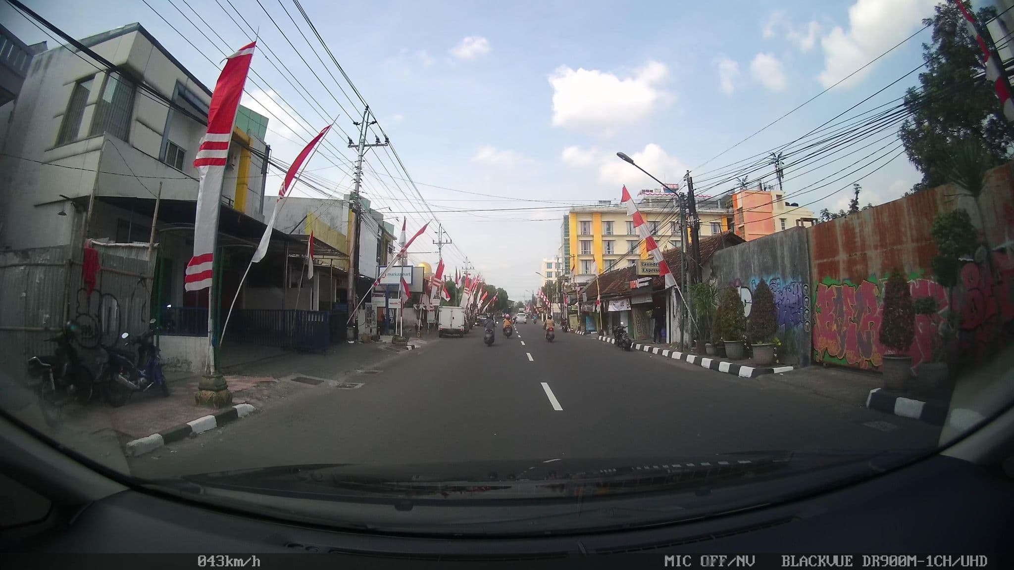 Street view near Hotel Ancora Ngampilan, Yogyakarta