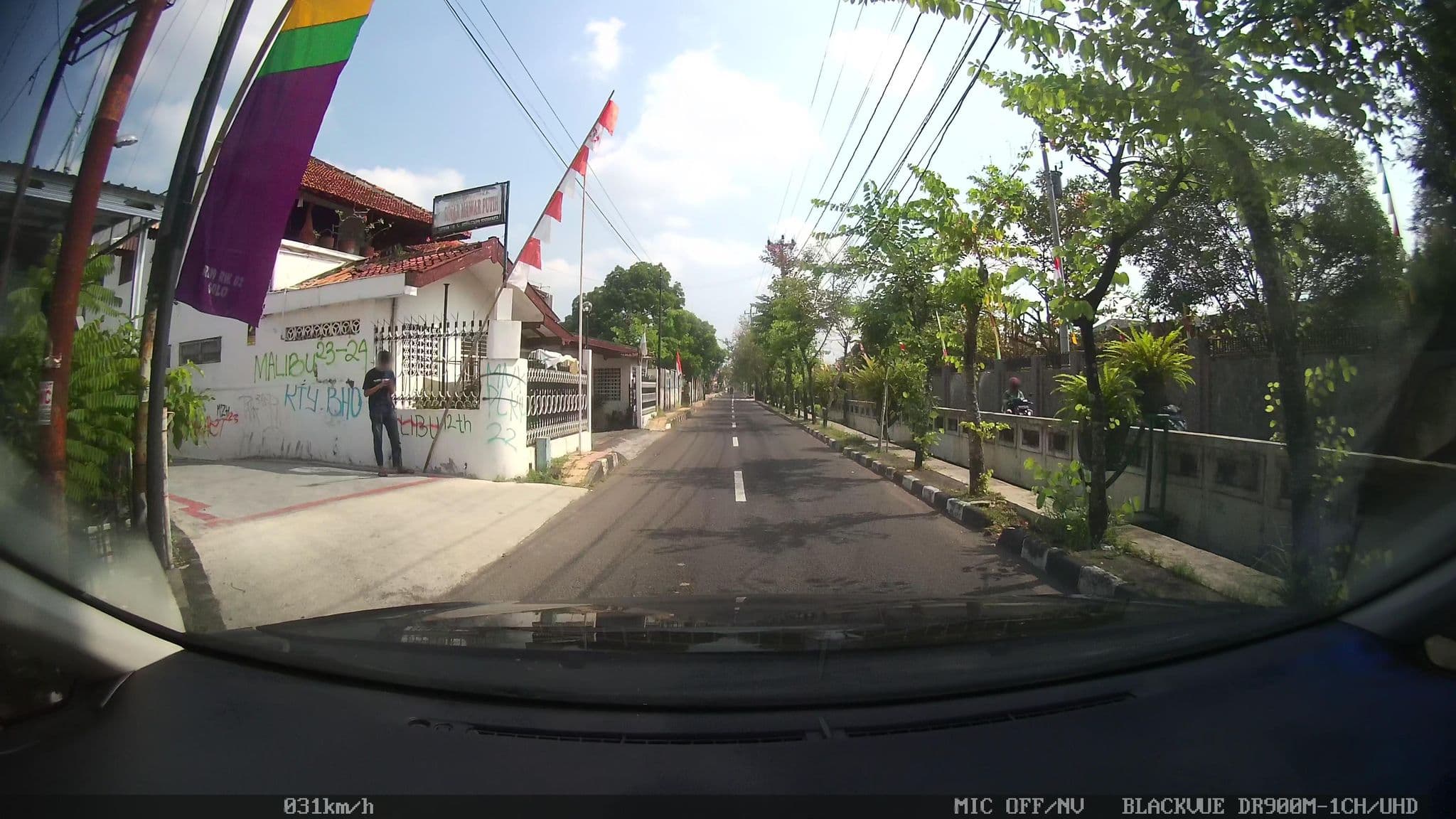 Street view near Hotel Restu, Yogyakarta