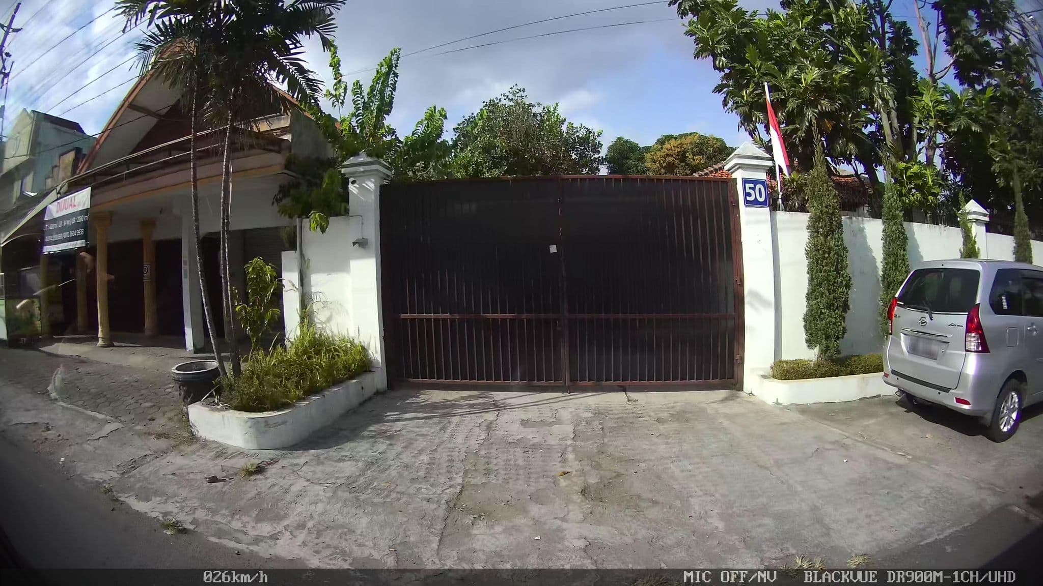 Street view near Grand Palace, Yogyakarta