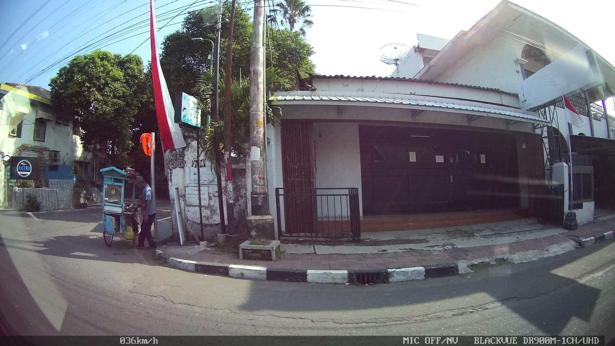 Street view near Mawar Asri Hotel, Yogyakarta