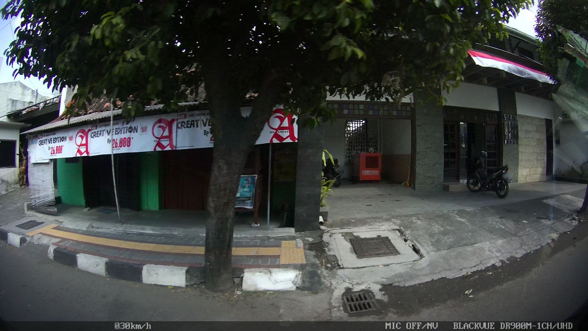 Street view near Grand Marto Hotel, Yogyakarta