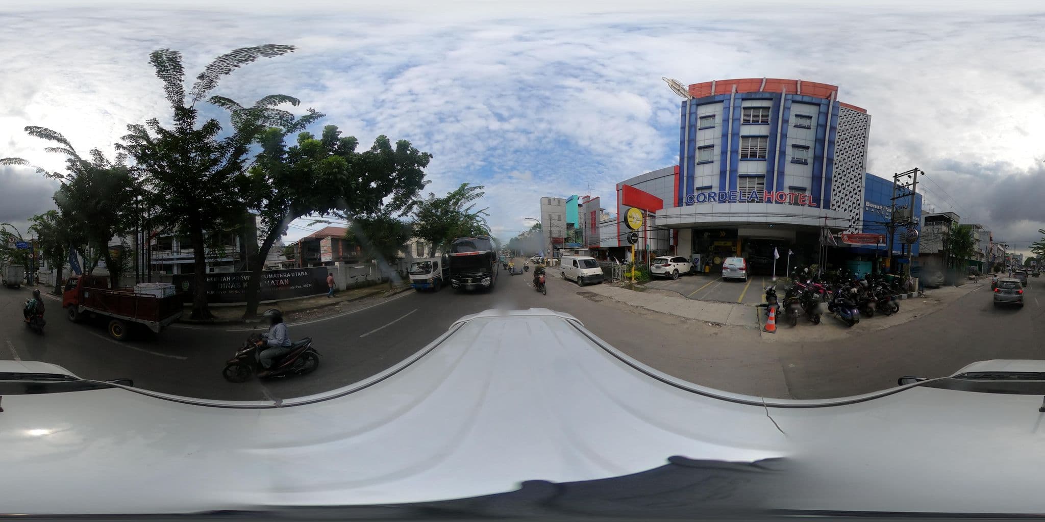 Street view near Cordela Hotel, Medan — © kaart_360 (CC BY-SA · Mapillary)