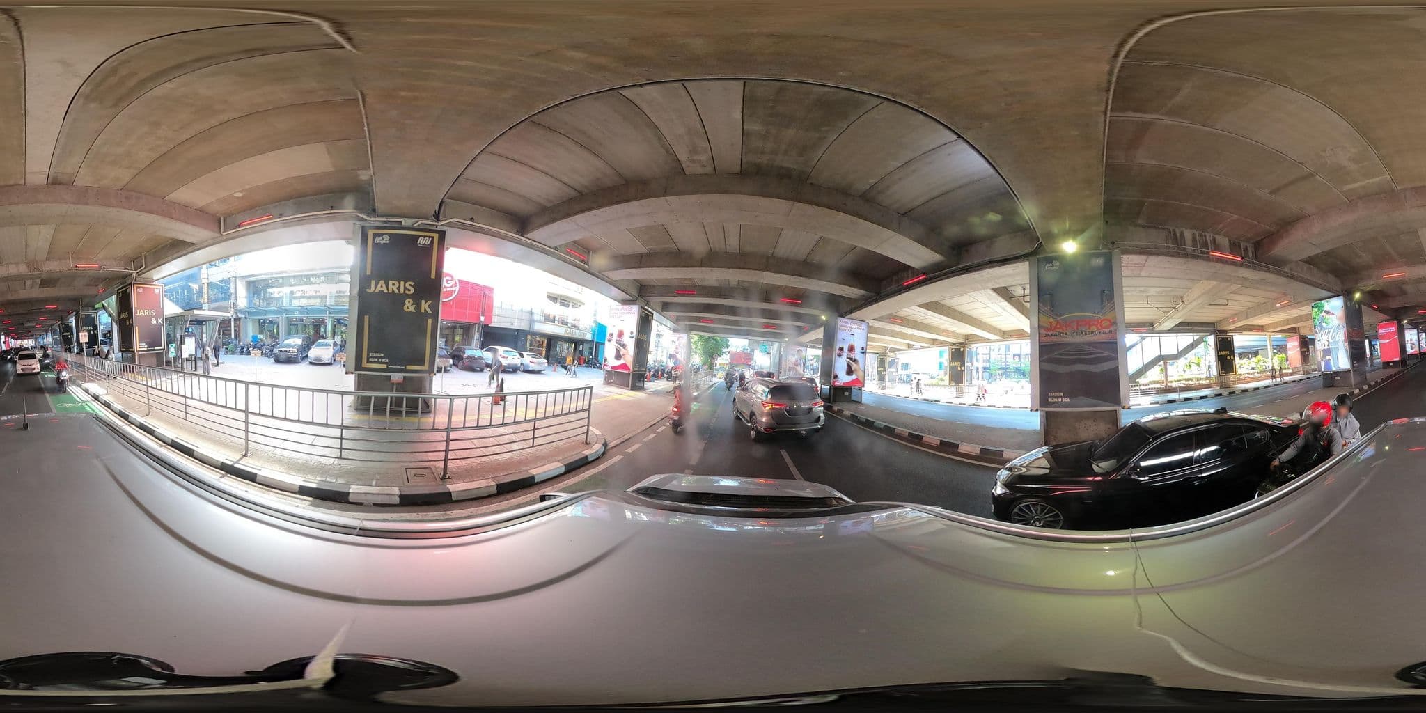 Street view near Hotel Losari Blok M, Jakarta