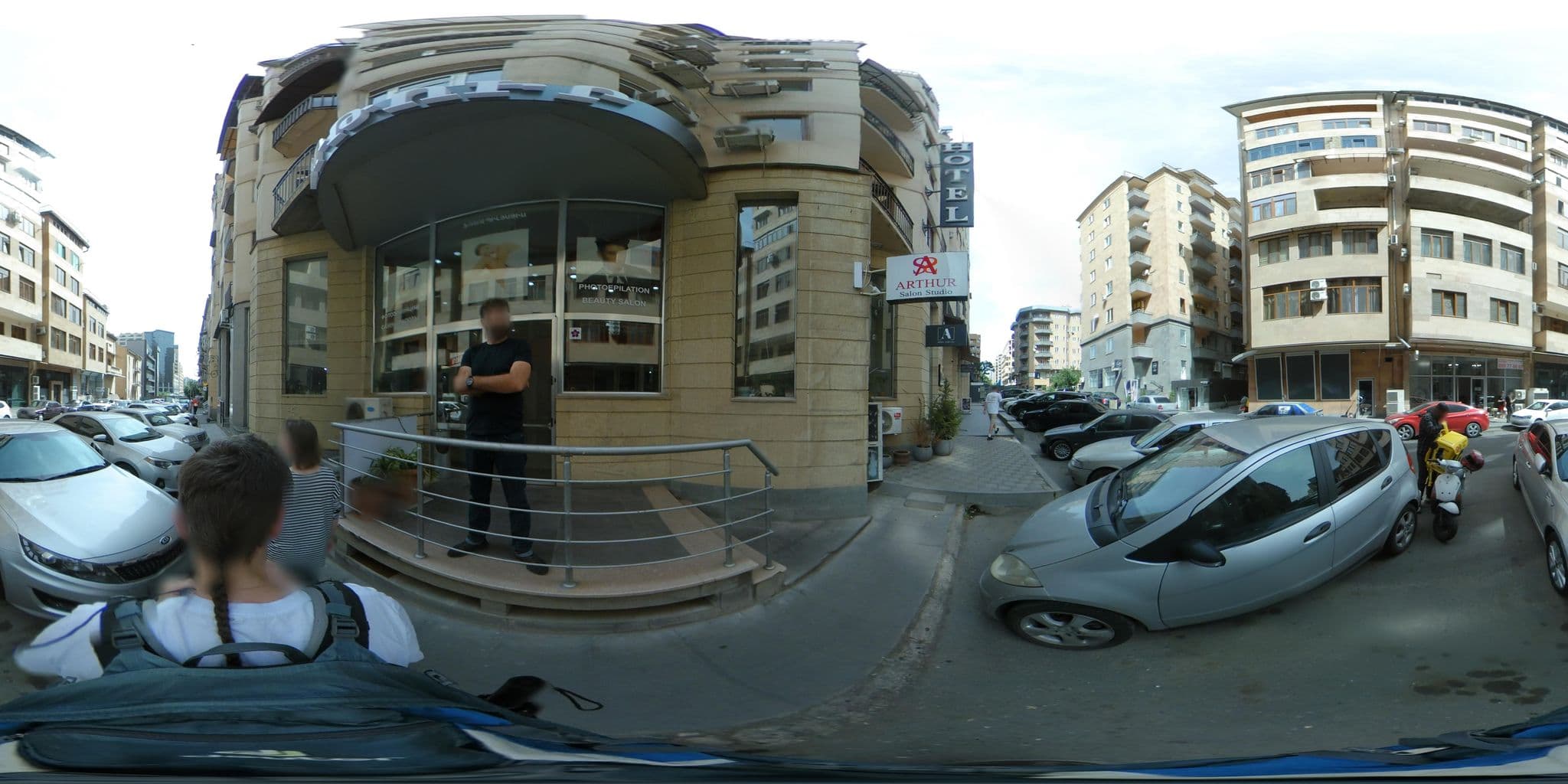 Street view near Rafael Hostel, Kentron — © vlivyur (CC BY-SA · Mapillary)
