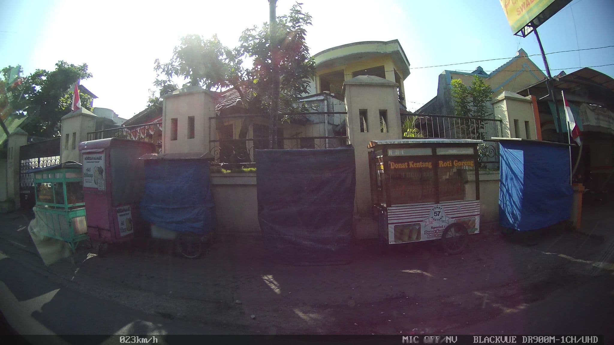 Street view near Sutan Raja Exclusive, Yogyakarta