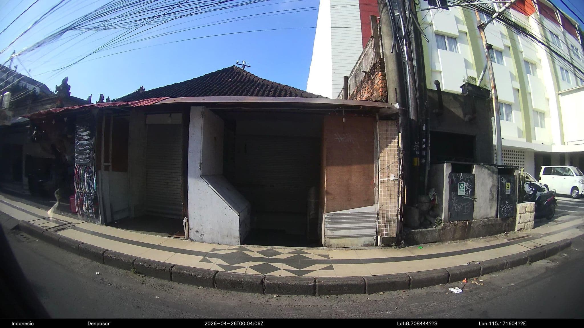 Street view near The Rivavi Hotel Legian, Legian