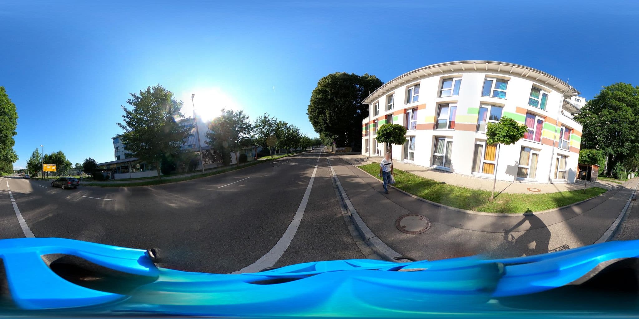 Street view near Studentenwohnheim "GreenLivingInn", Kempten (Allgäu) — © aceini (CC BY-SA · Mapillary)