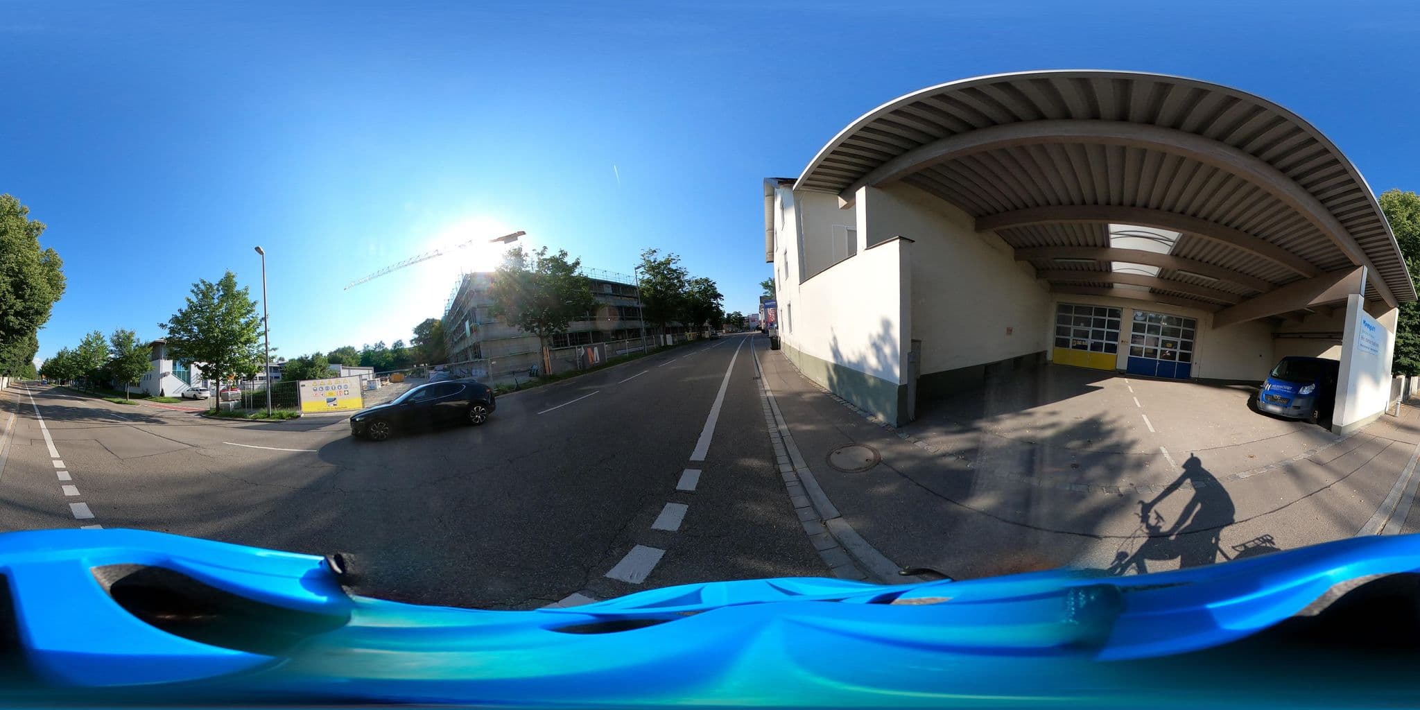 Street view near Studentenwohnheim "Kemp40", Kempten (Allgäu) — © aceini (CC BY-SA · Mapillary)