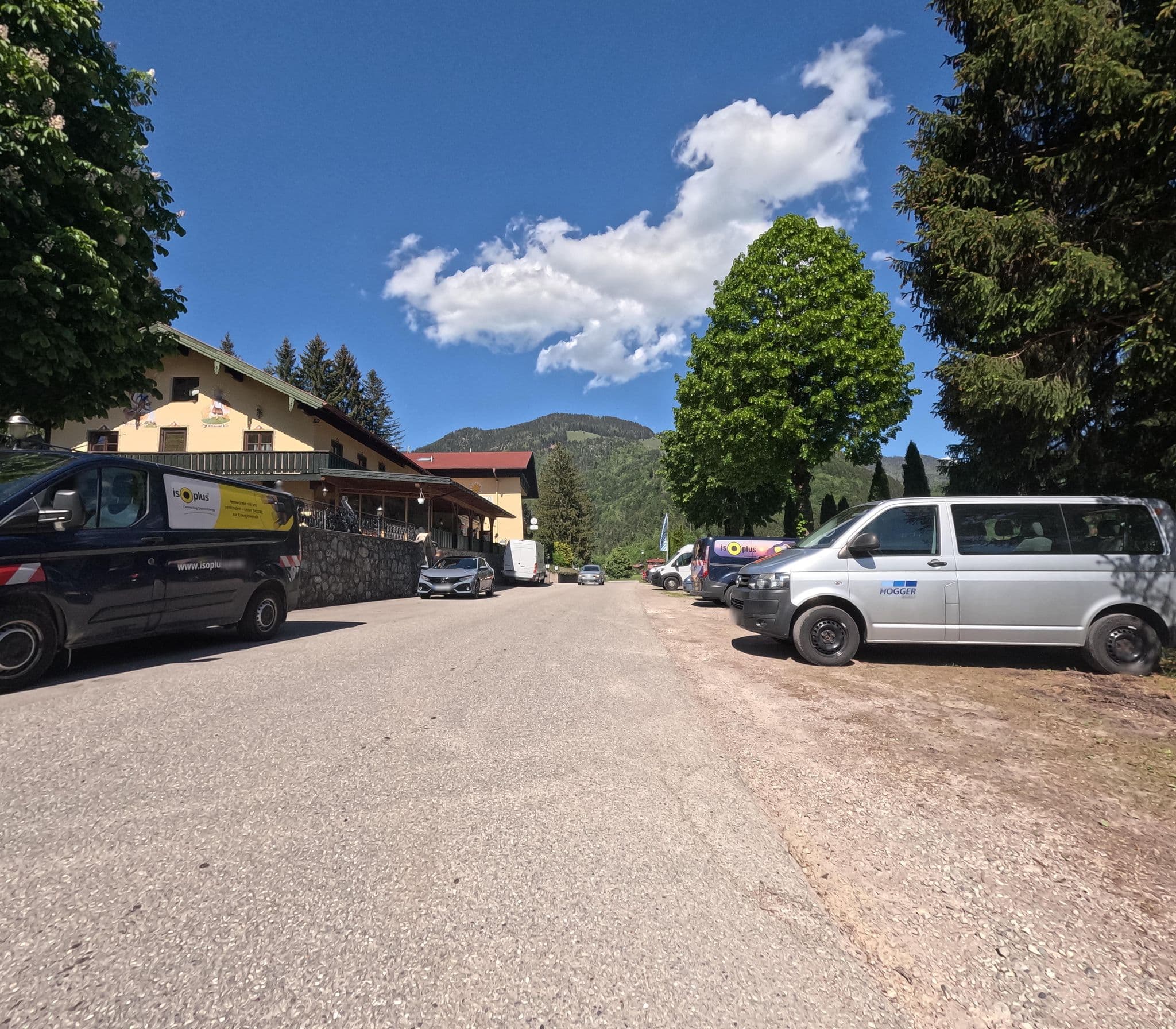 Street view near Hotel Gasthof Sonnenbichl, Unterwössen — © natebus (CC BY-SA · Mapillary)