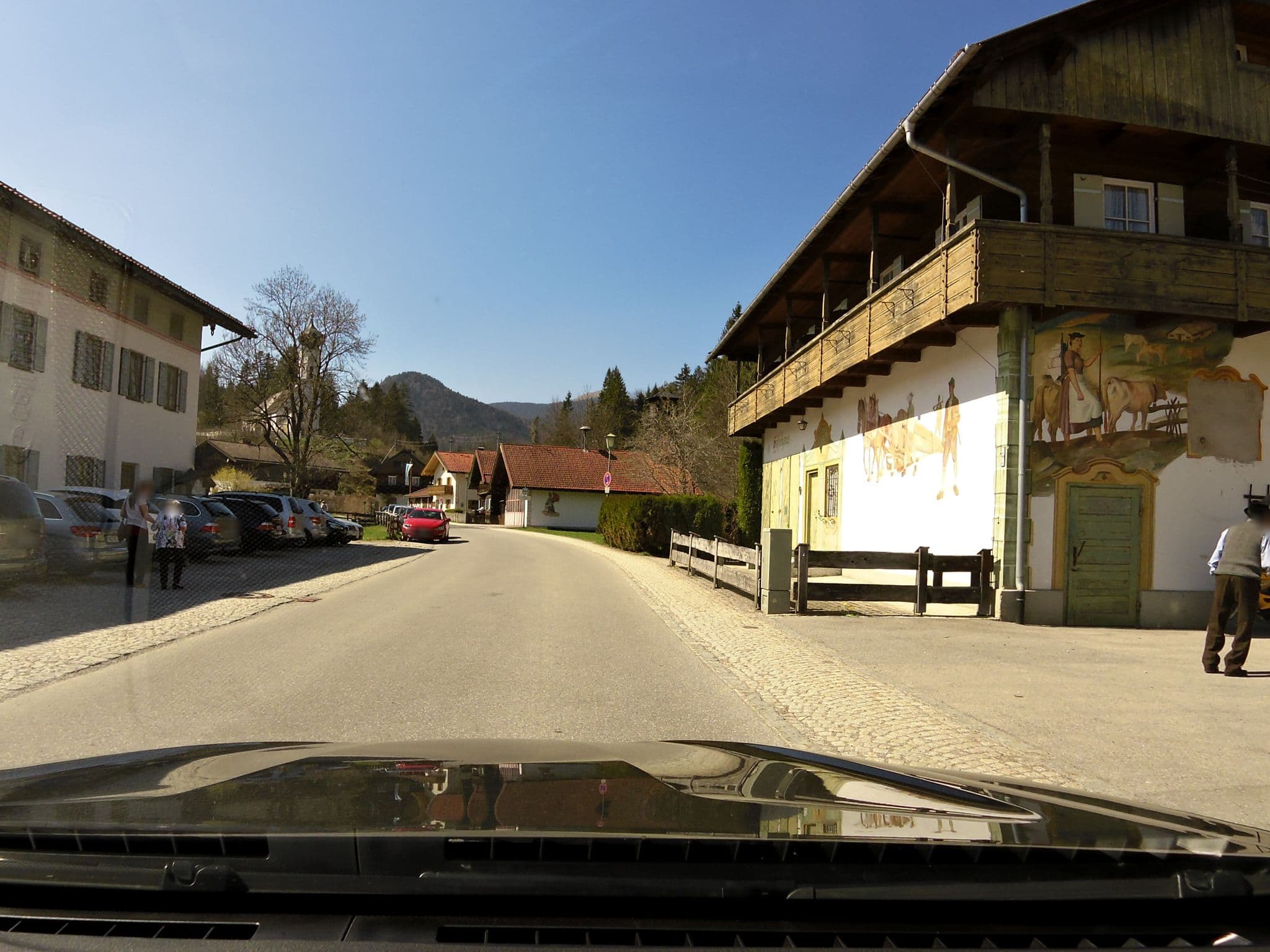 Street view near Gasthof zur Jachenau, Kochel — © czmrtn (CC BY-SA · Mapillary)