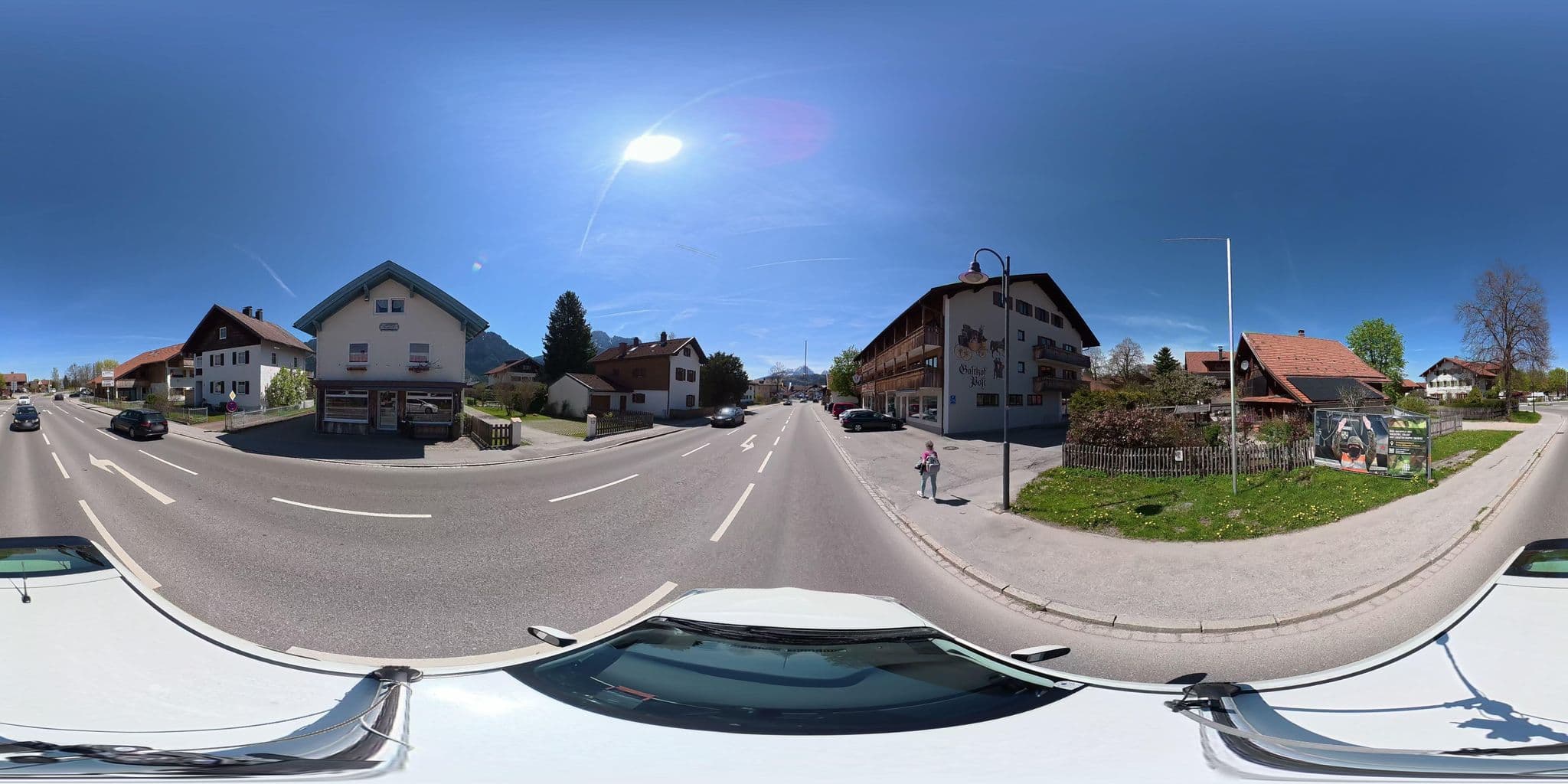 Street view near Hotel „Zur Post“, Schwangau — © osmplus_org (CC BY-SA · Mapillary)